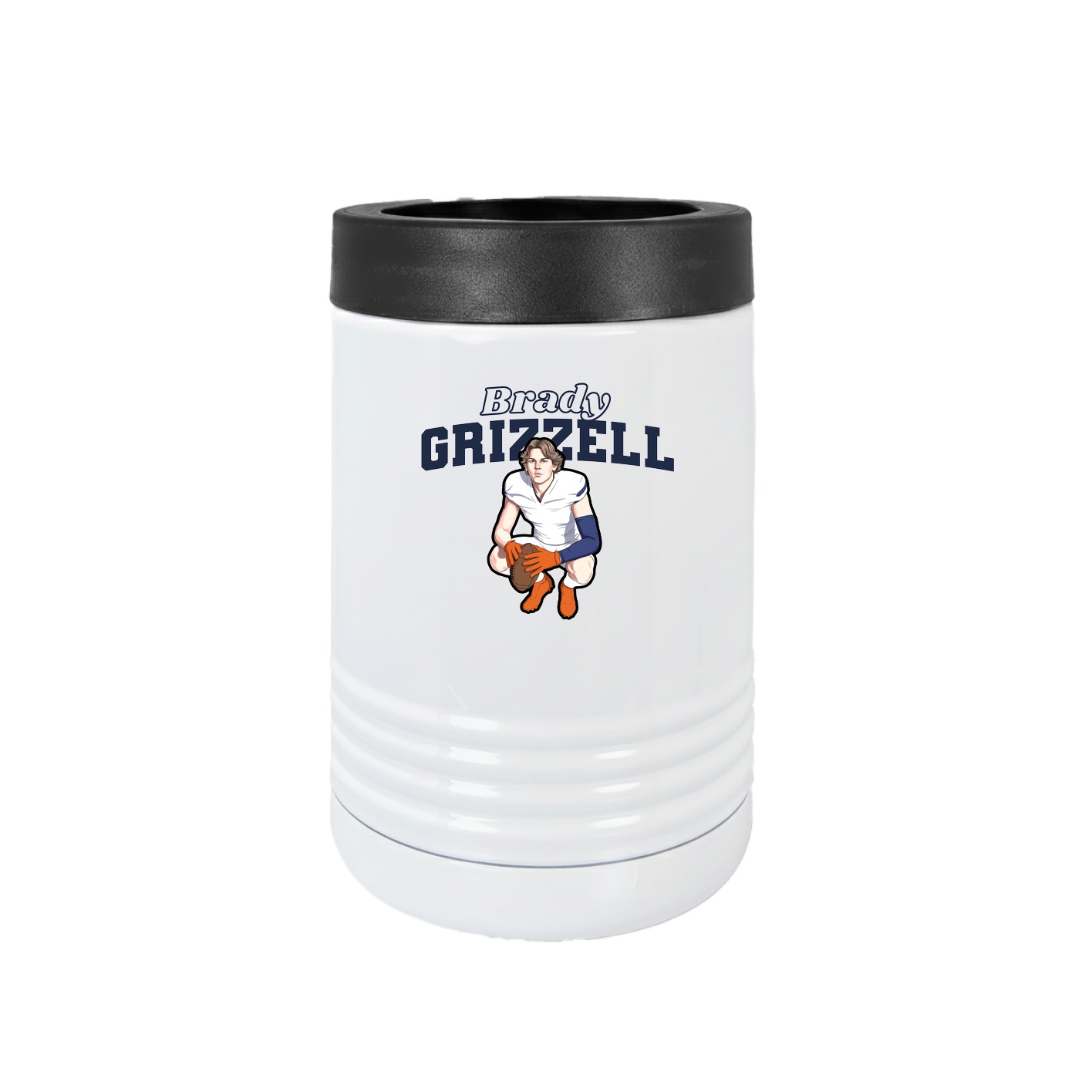 Beverage Holder — Name Arch in White