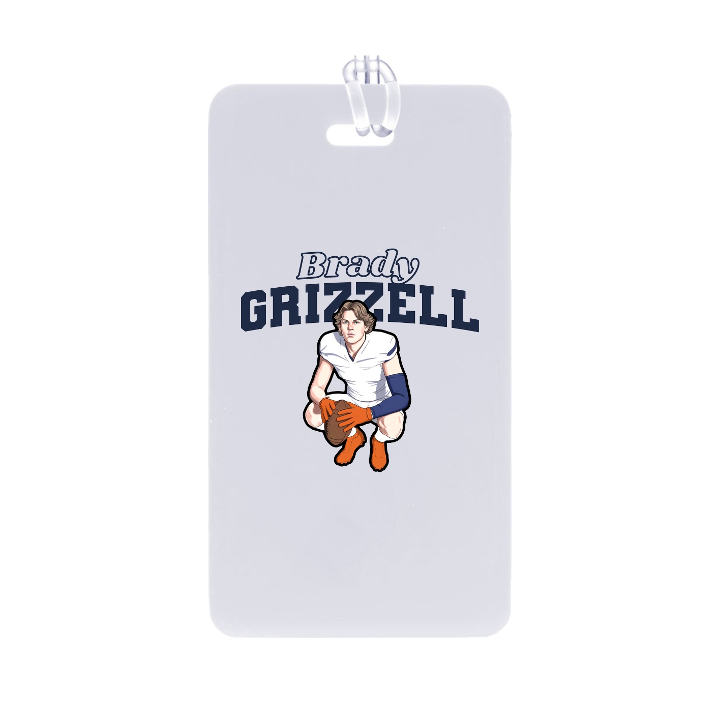 Bag Tag — Name Arch in Classic