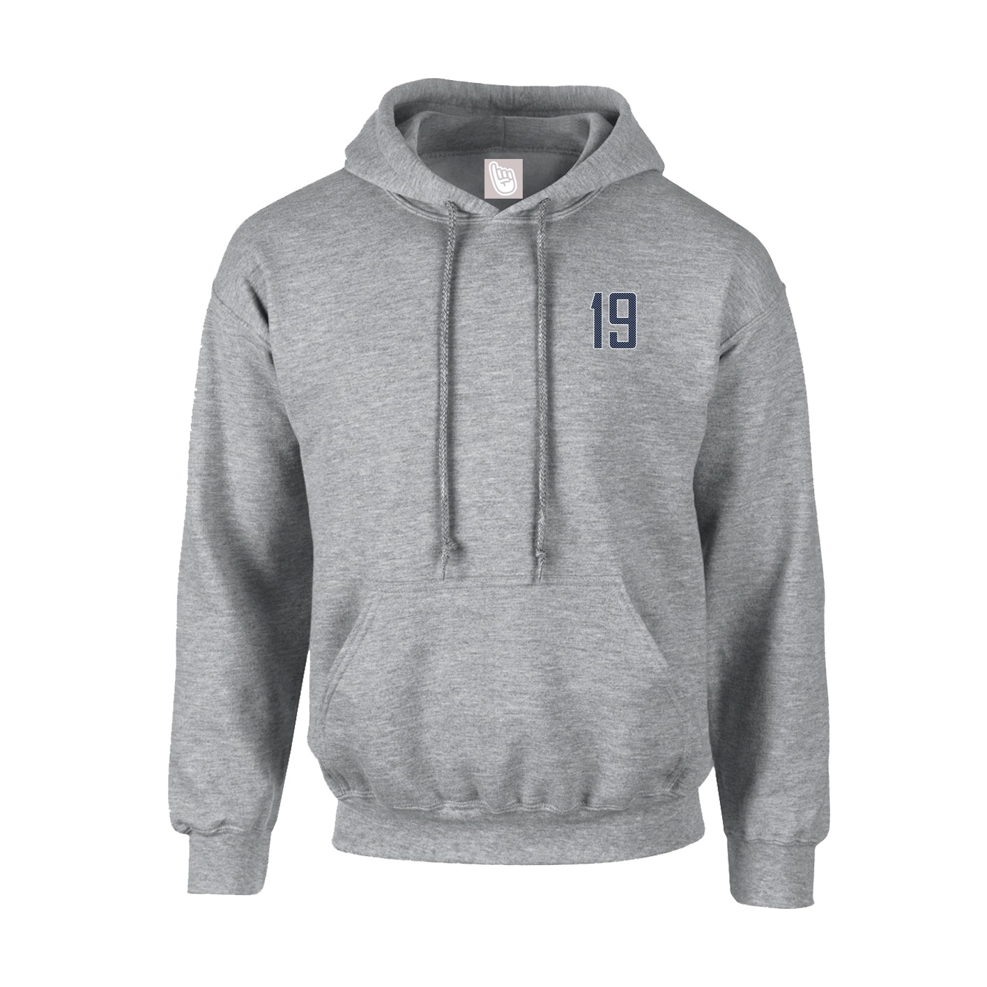 Hoodie — Front Shirsy in Grey