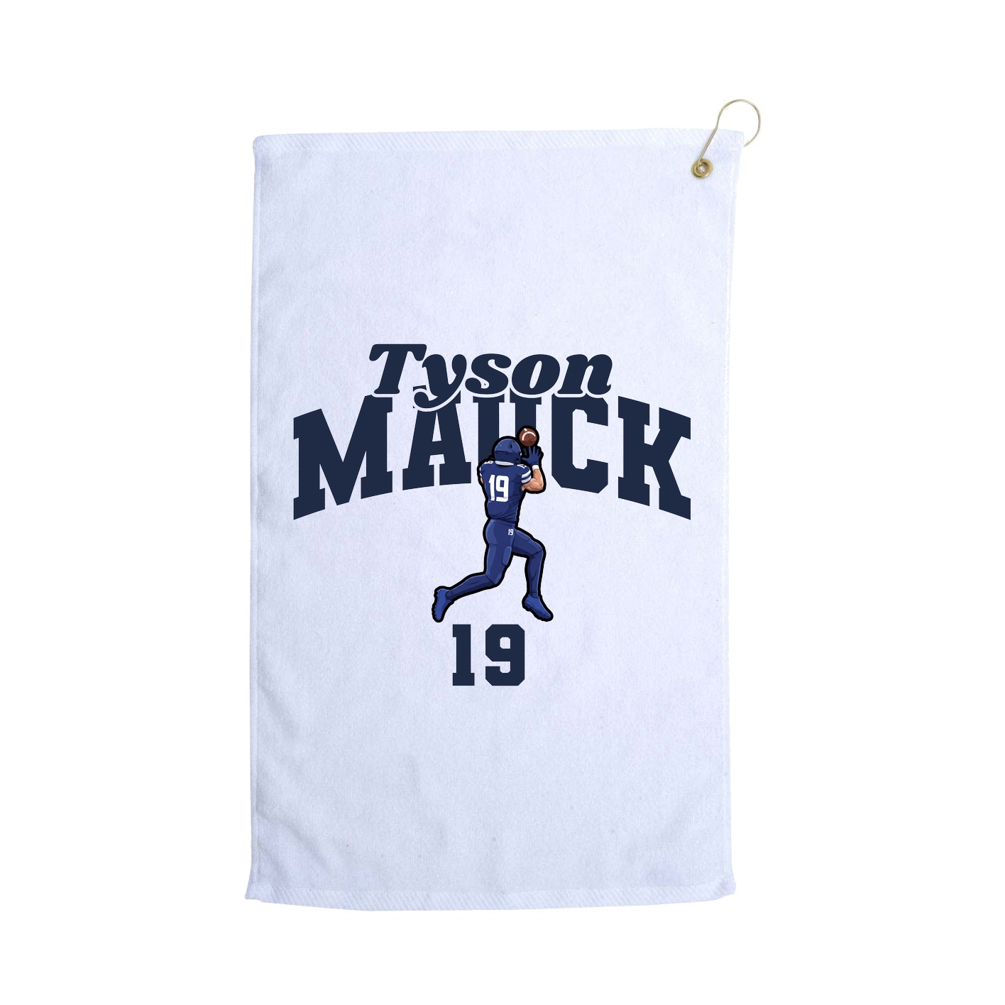 Golf Towel — Signature Arch in White