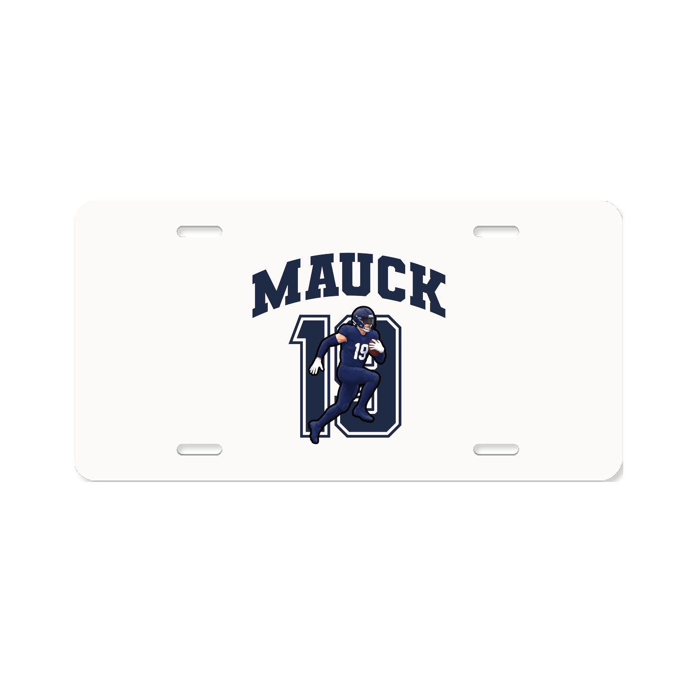 License Plate — Number in Classic