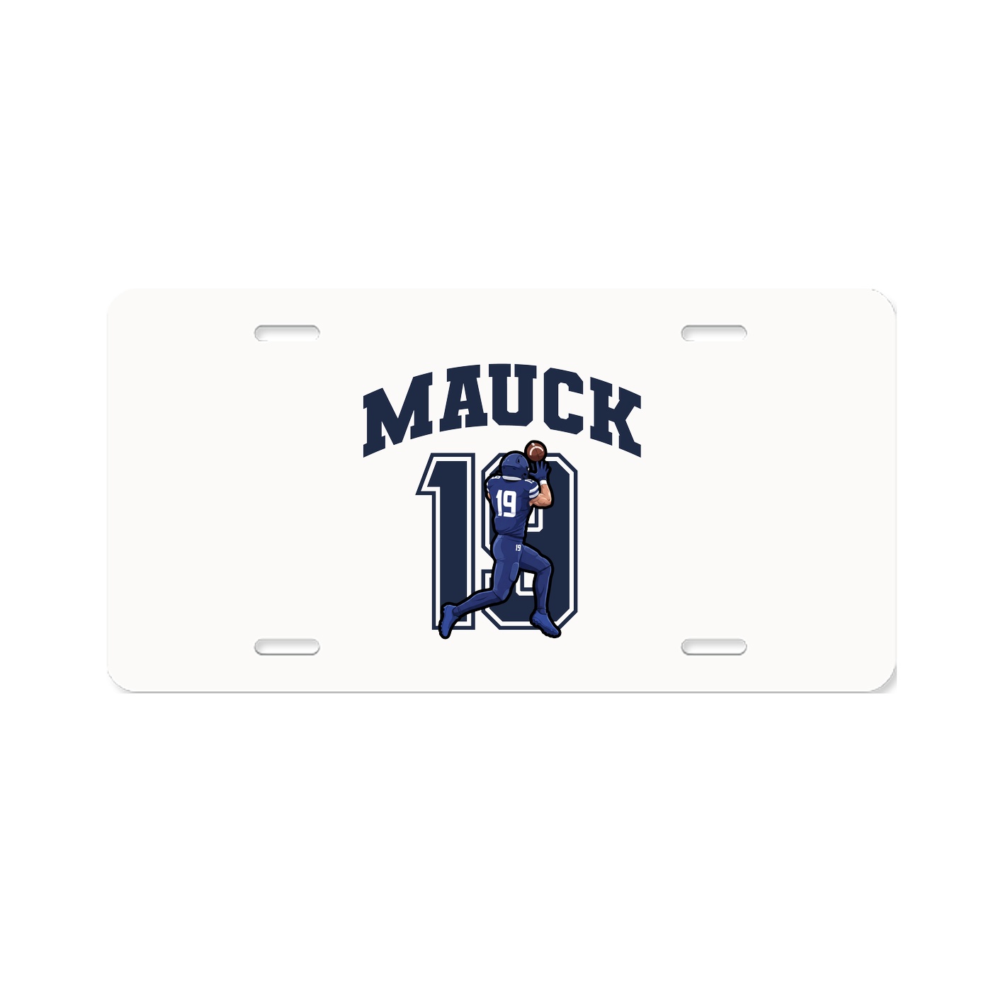 License Plate — Number in Classic