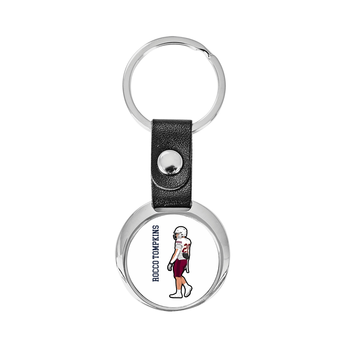 Key Chain — Name Vertical in Classic