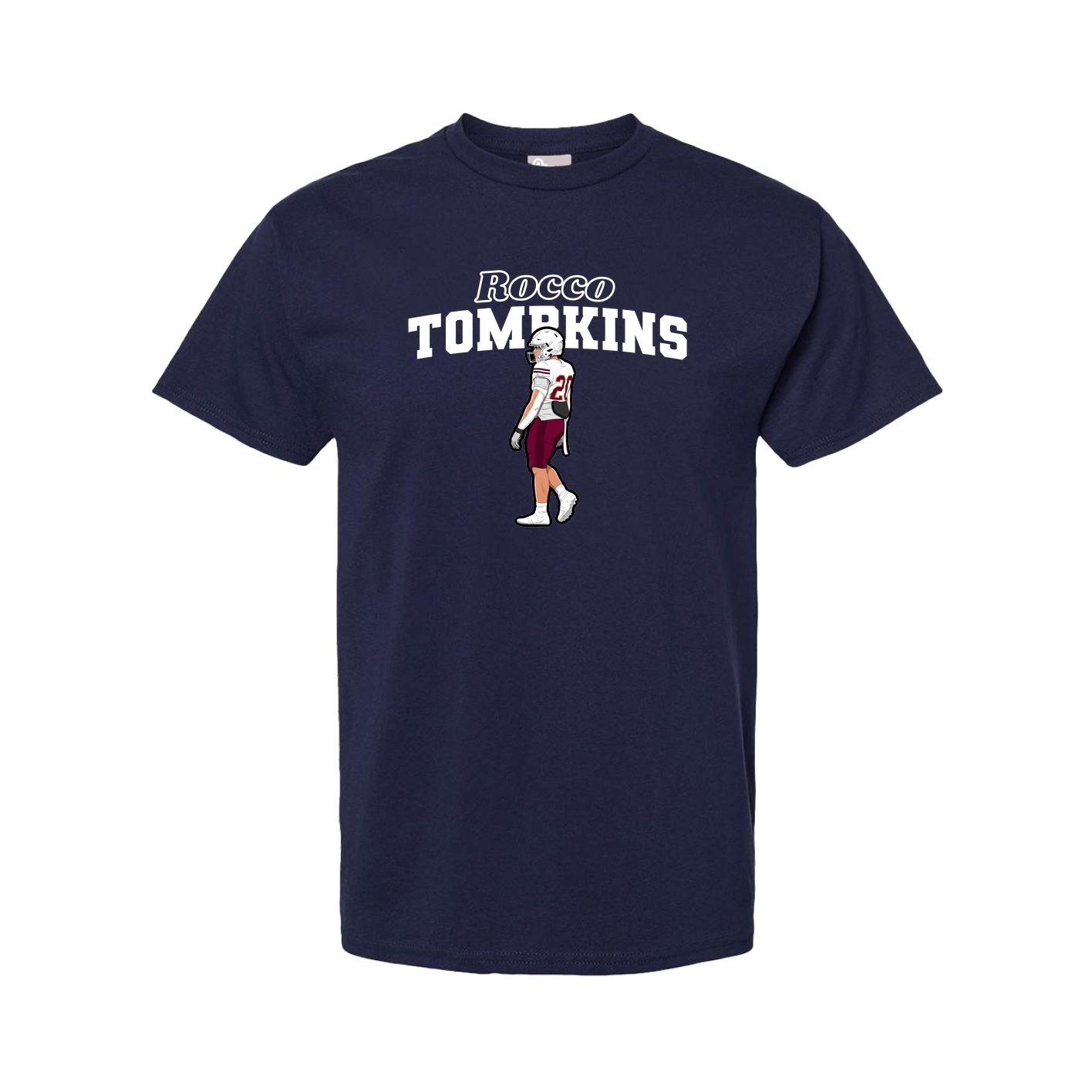 Youth Tee — Name Arch in Navy