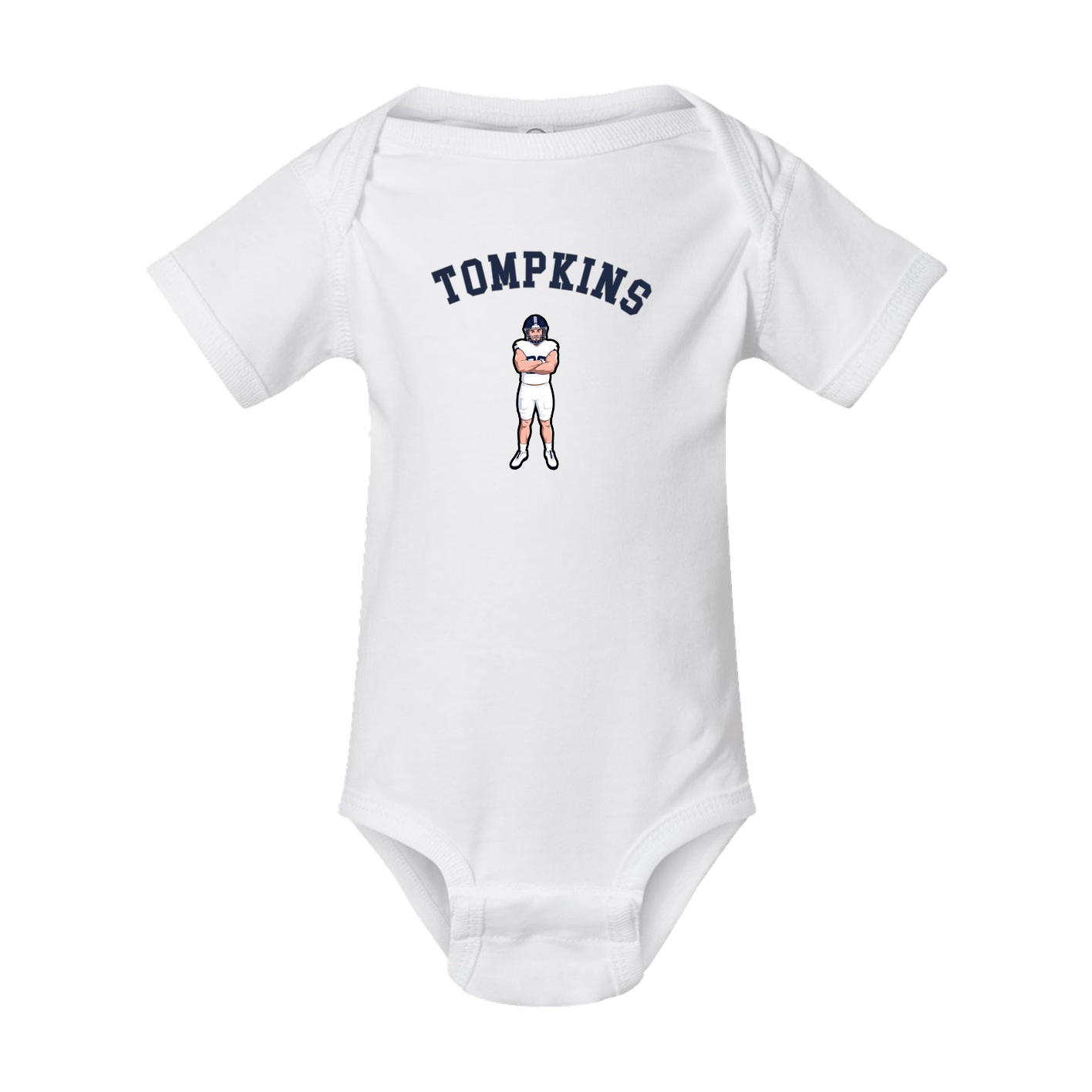 Baby Onesie — Shirsey Arch in White