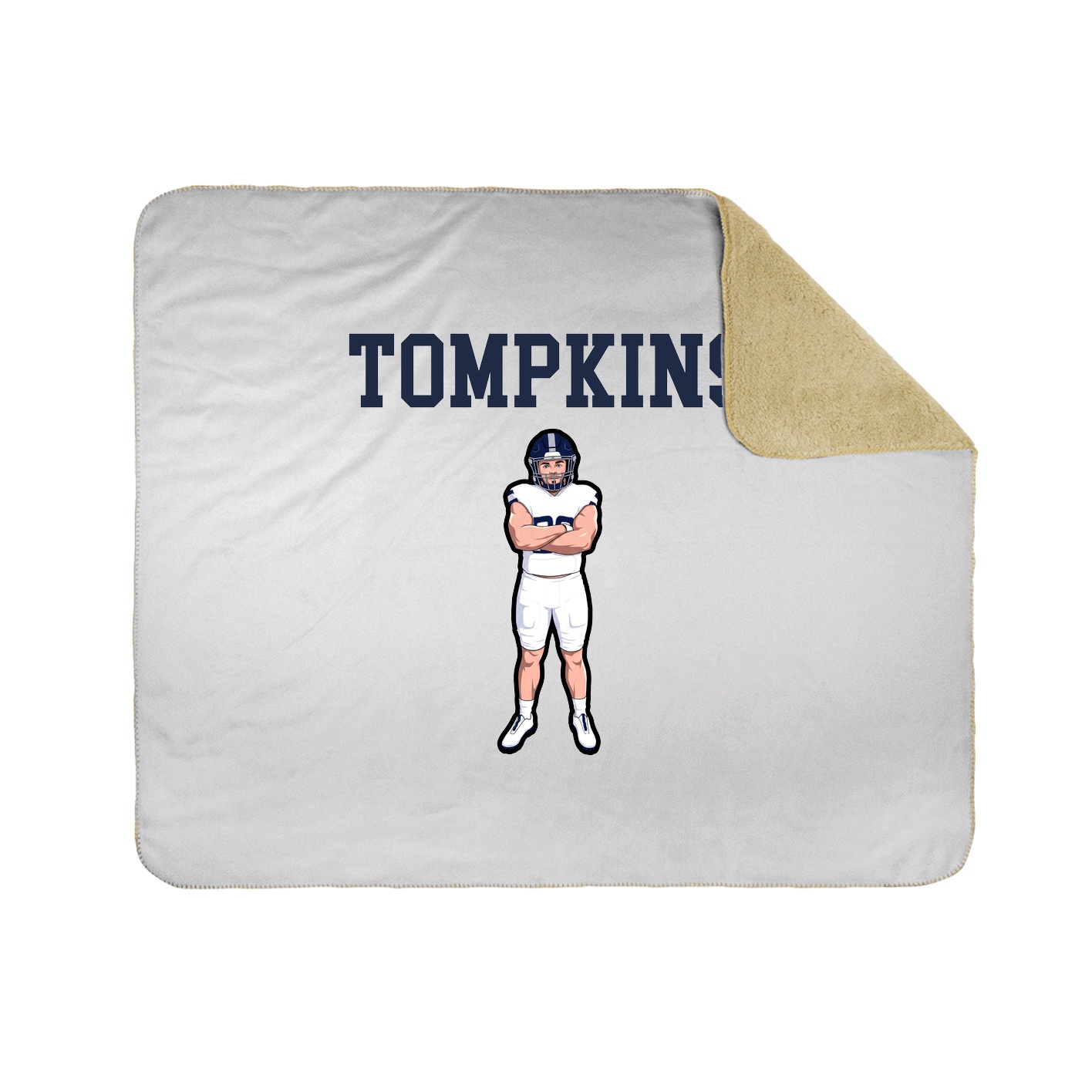 Throw Blanket — Shirsey in White