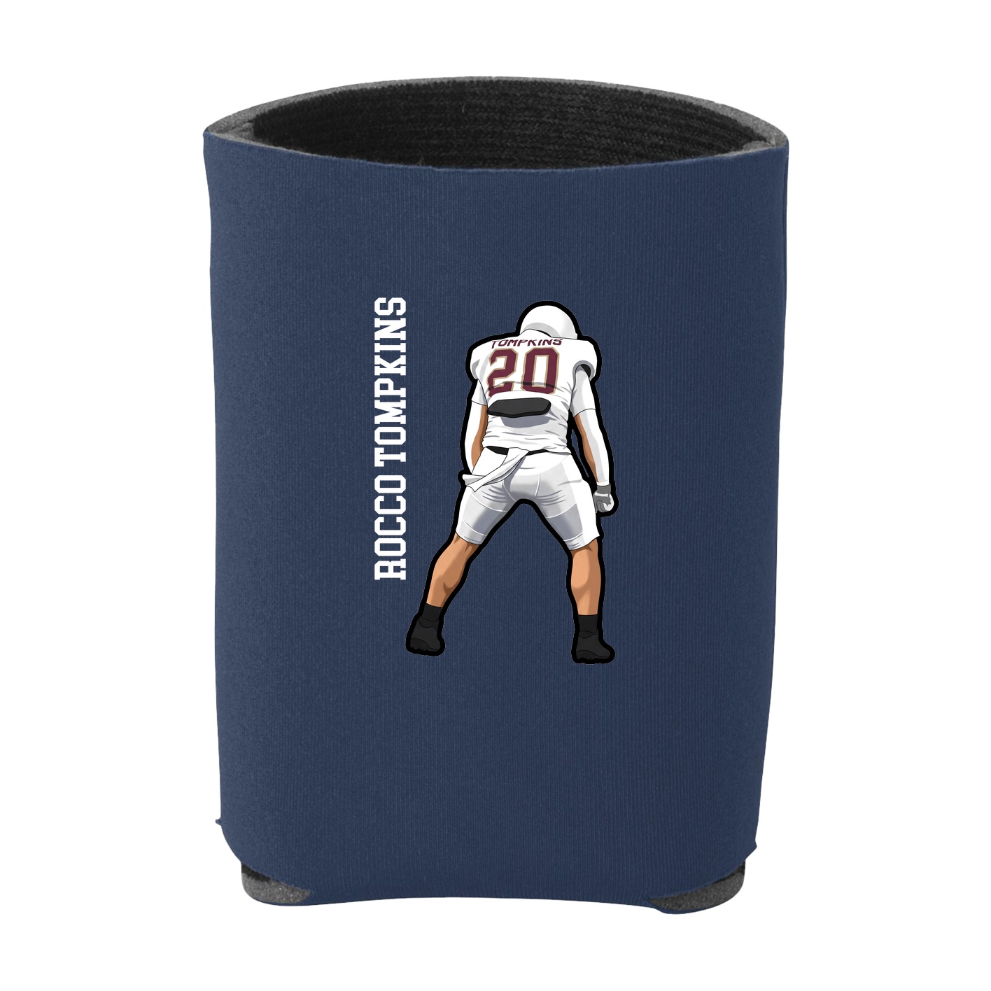 Can Holder — Name Vertical in Navy