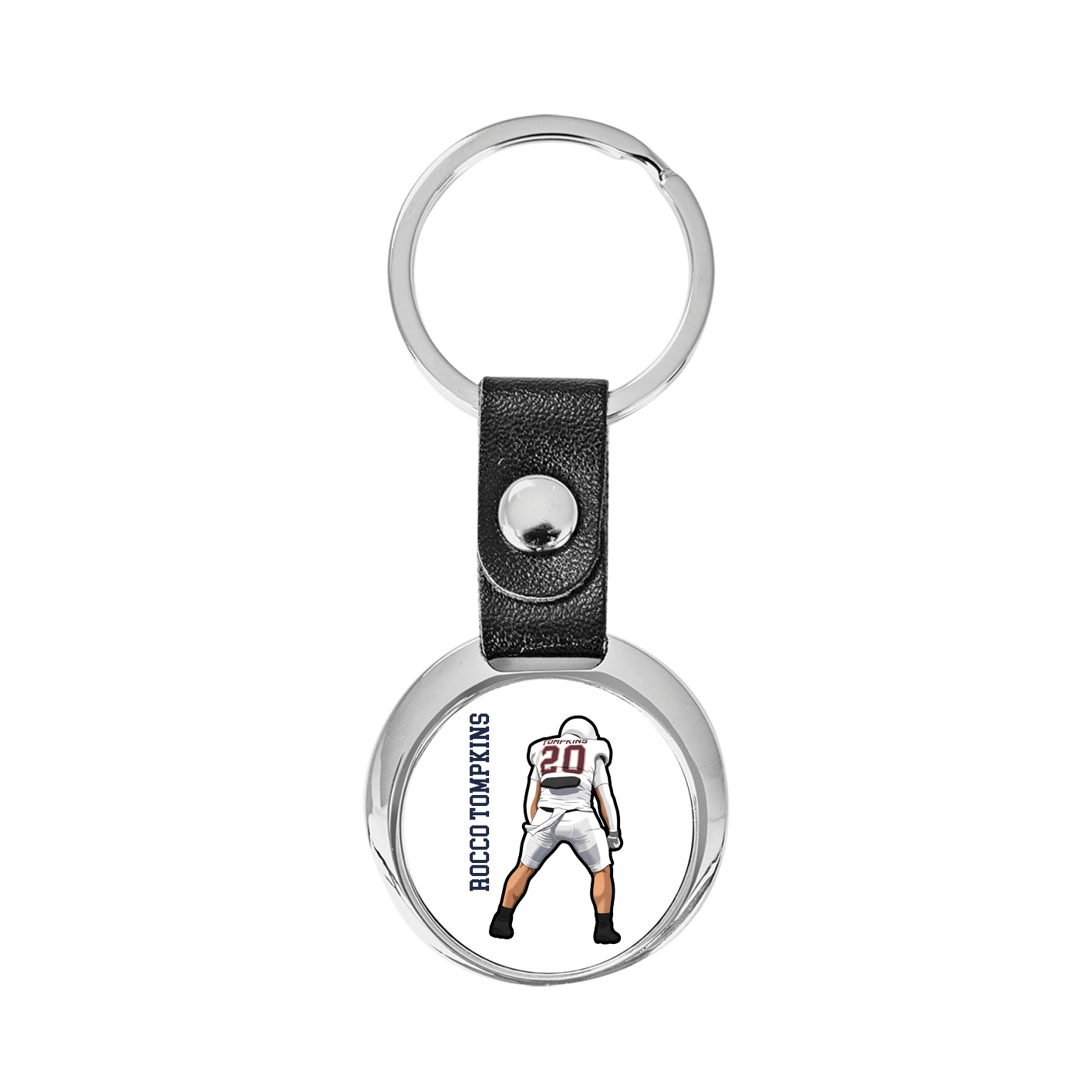 Key Chain — Name Vertical in Classic