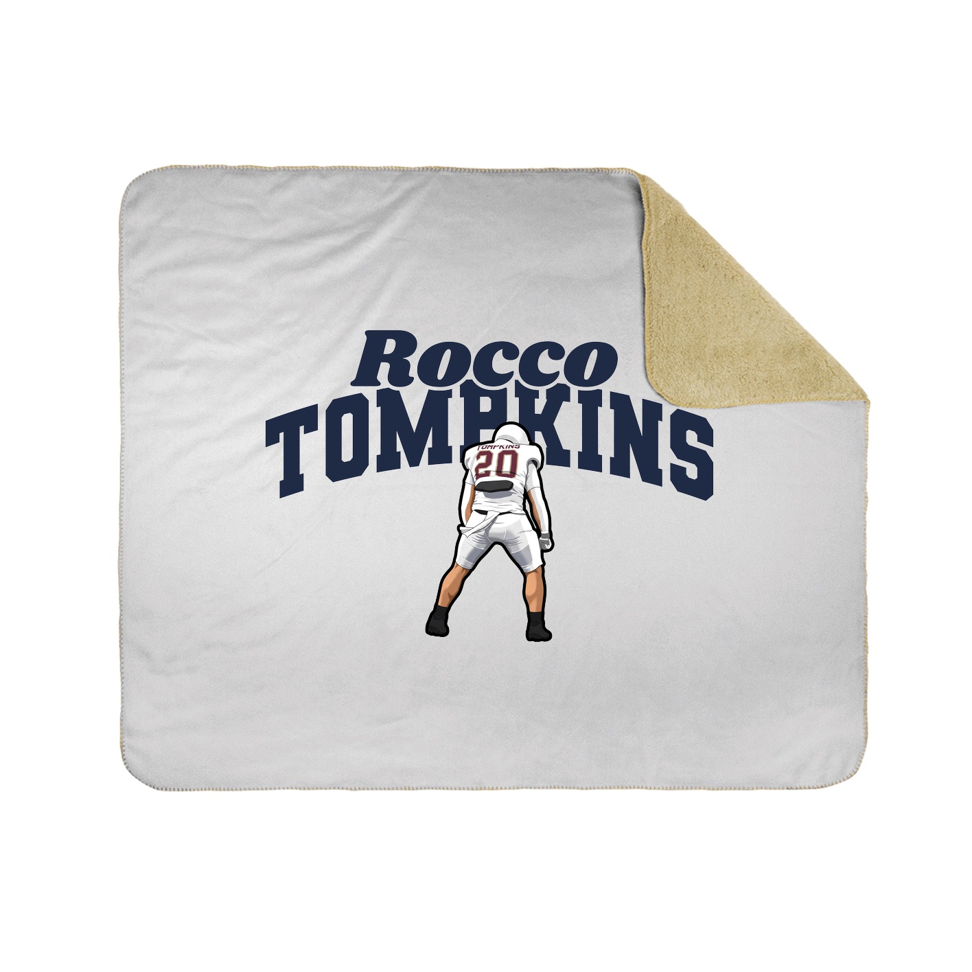 Throw Blanket — Signature Arch in White