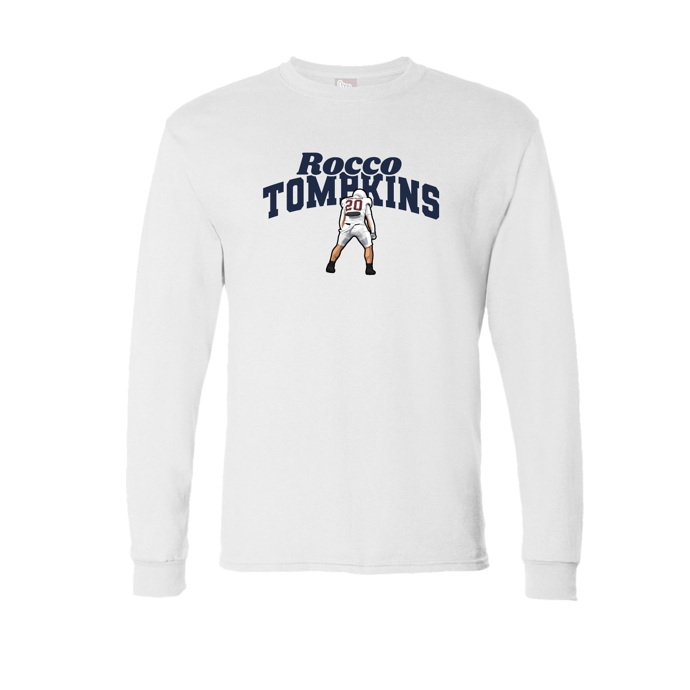 Long Sleeve Tee — Signature Arch in White