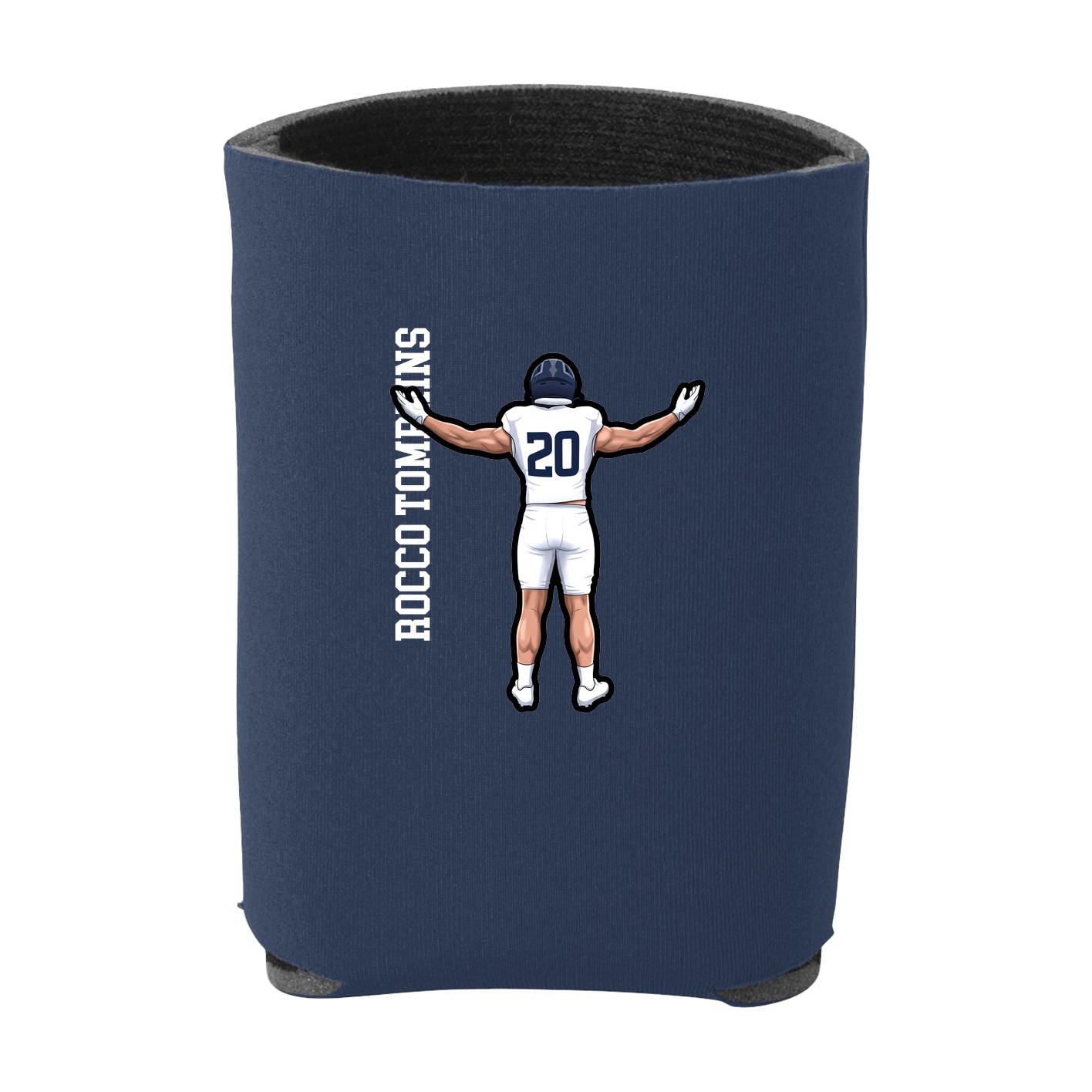 Can Holder — Name Vertical in Navy