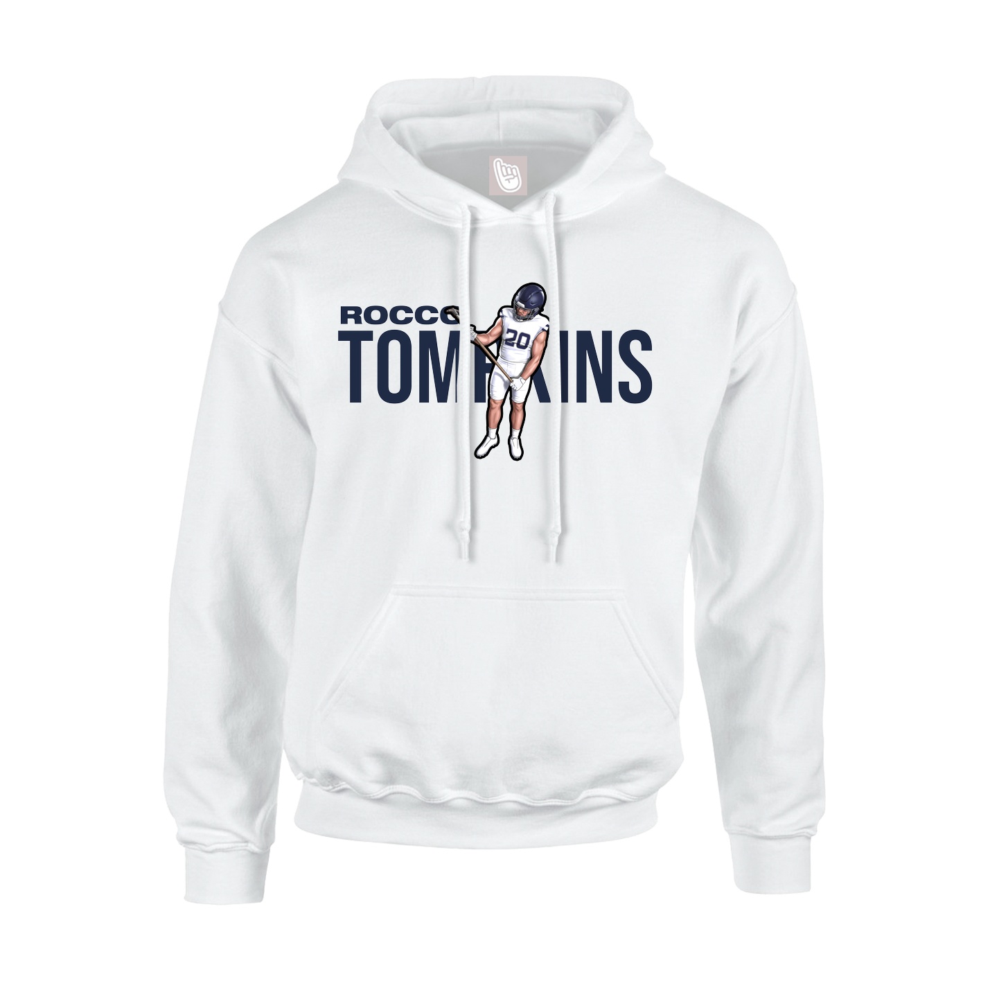 Hoodie — Player Name in White
