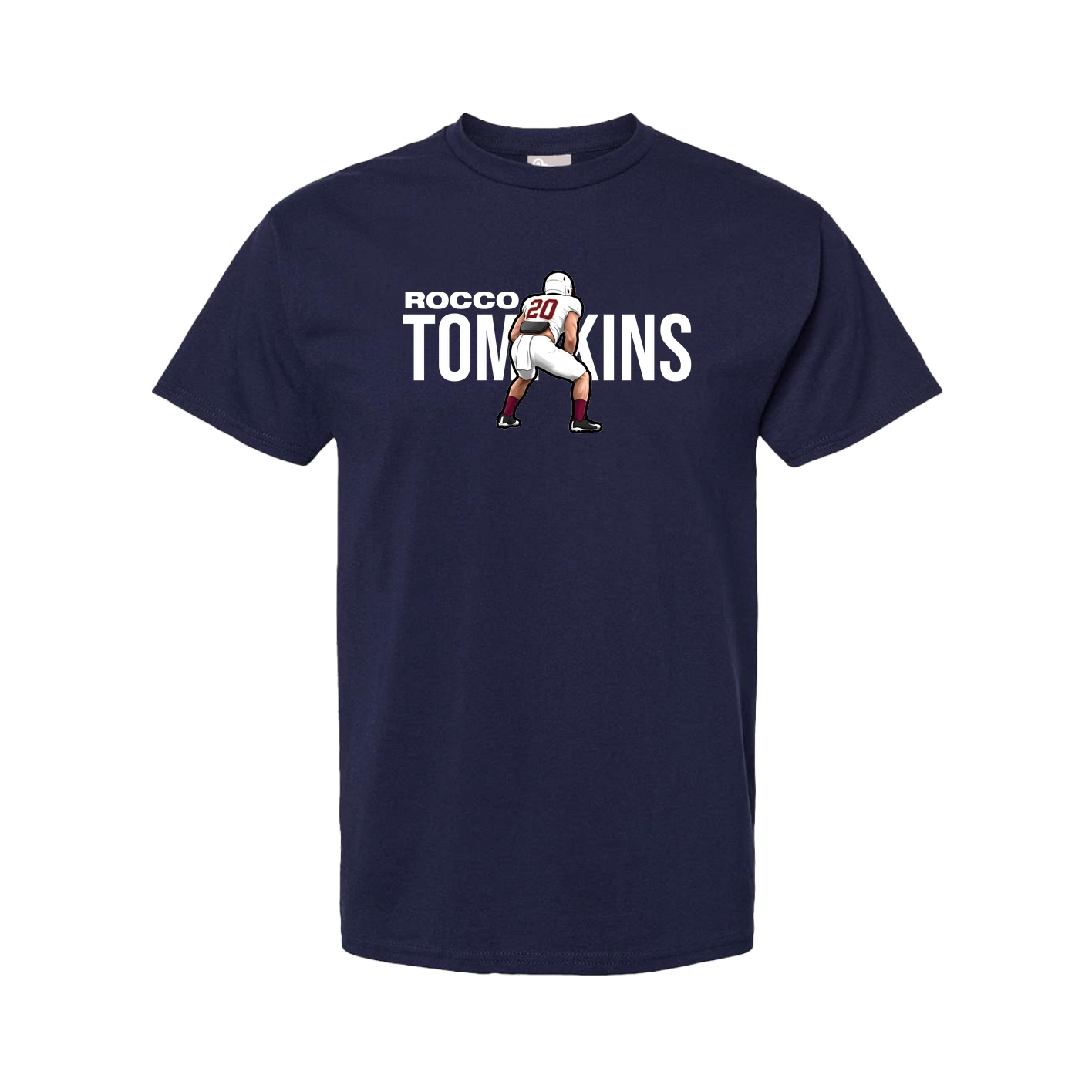 Tee — Player Name in Navy