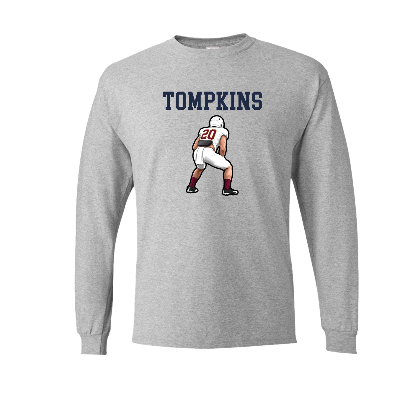 Long Sleeve Tee — Shirsey in Grey