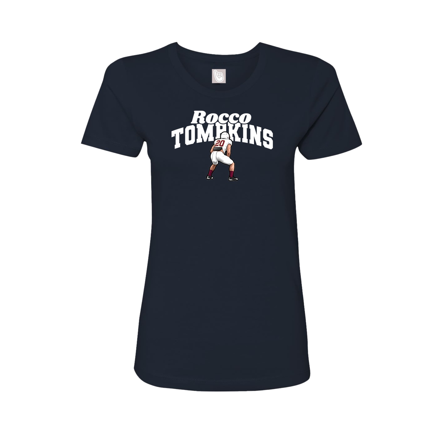 Womens Tee — Signature Arch in Navy