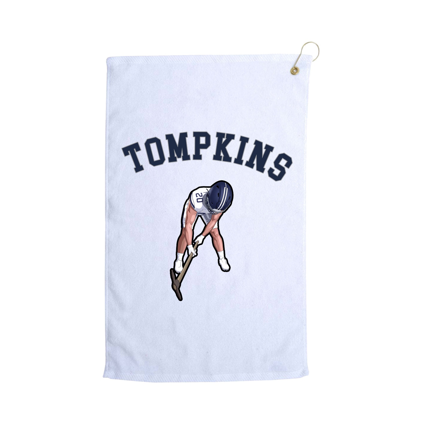 Golf Towel — Shirsey Arch in White