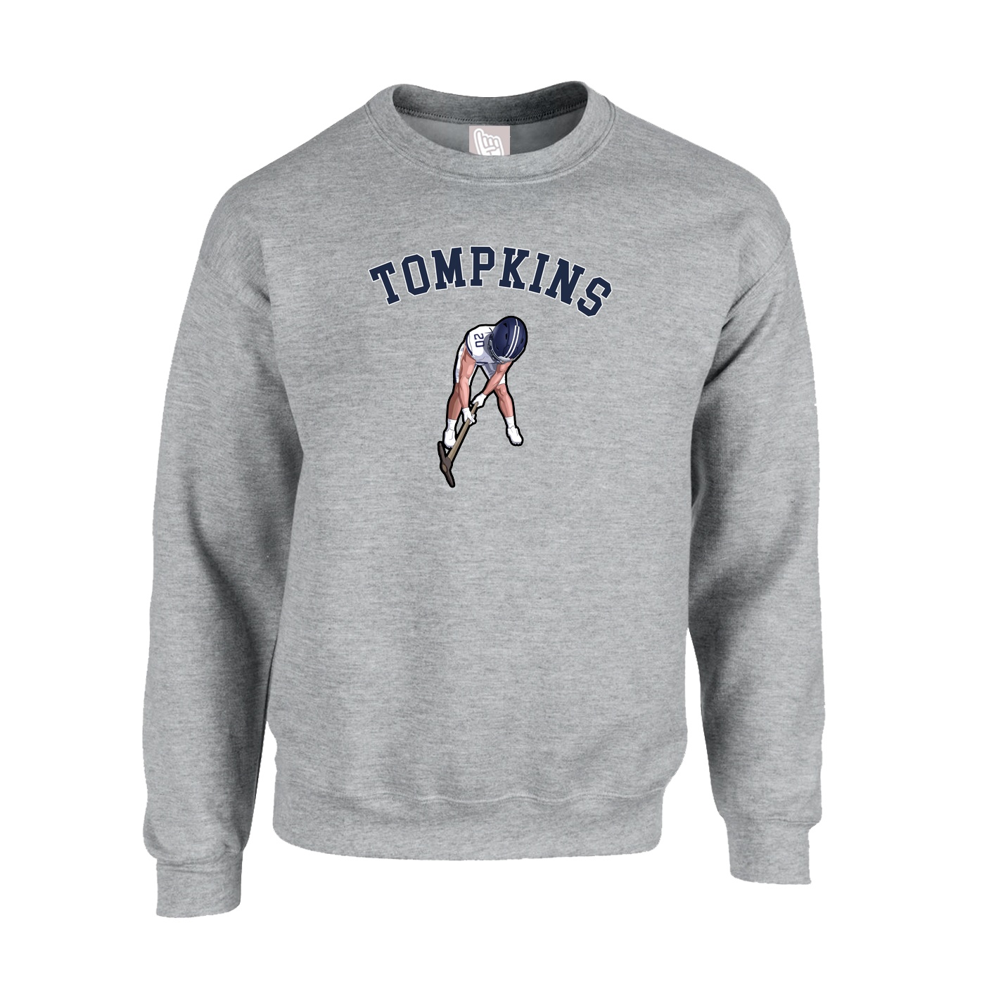 Fleece Crew — Shirsey Arch in Grey