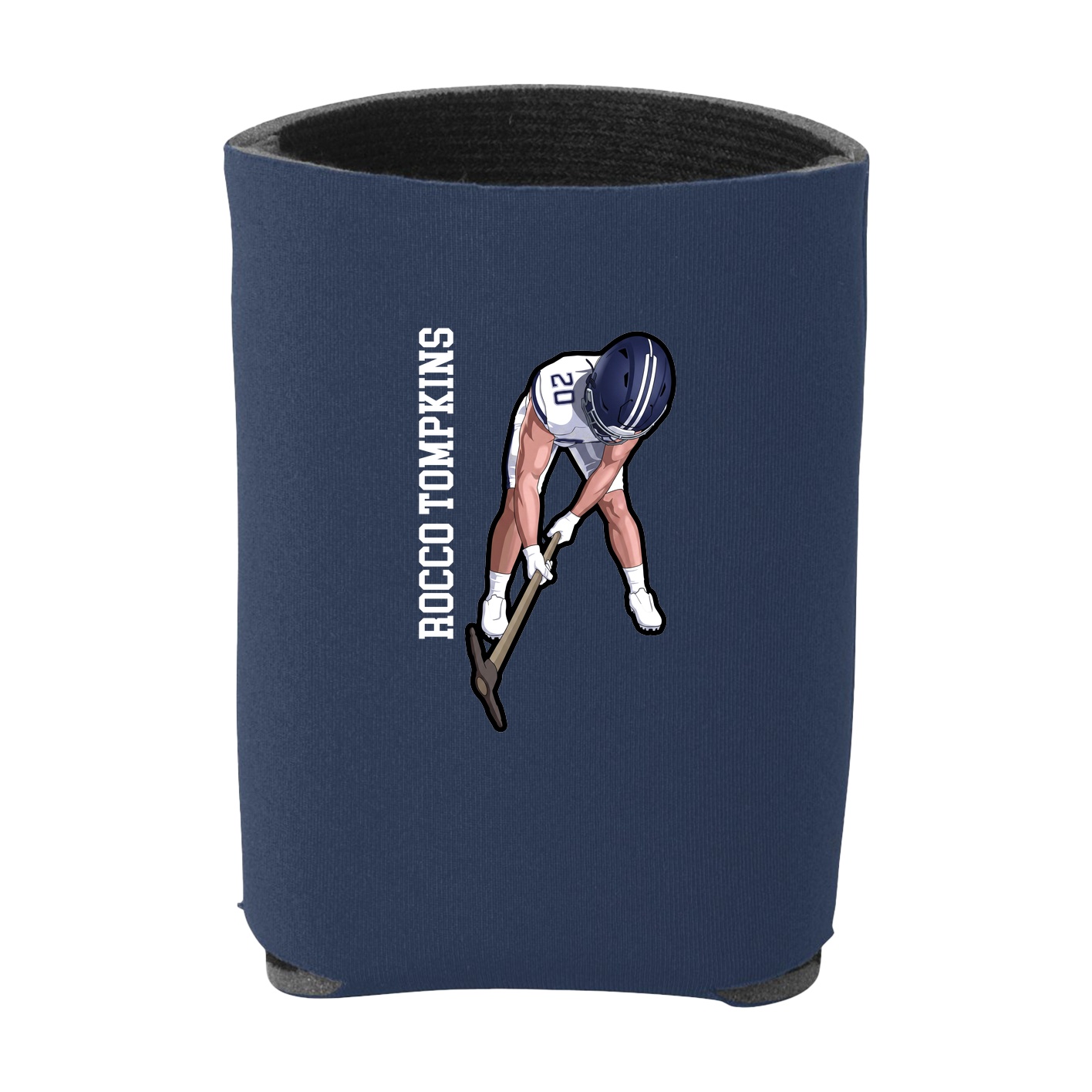 Can Holder — Name Vertical in Navy
