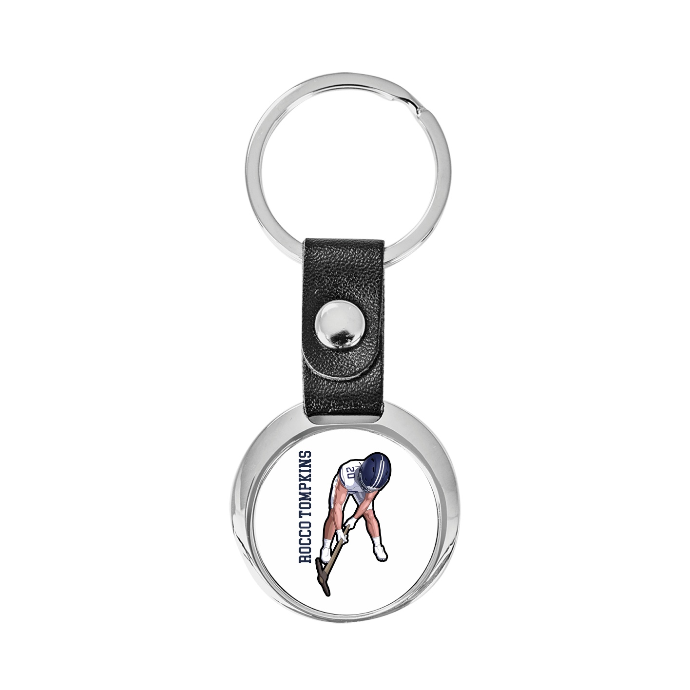 Key Chain — Name Vertical in Classic