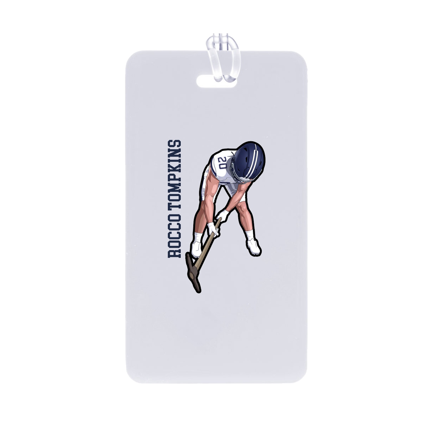 Bag Tag — Name Vertical in Classic