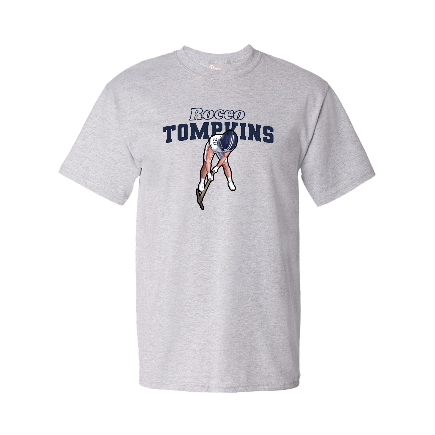 Youth Tee — Name Arch in Grey