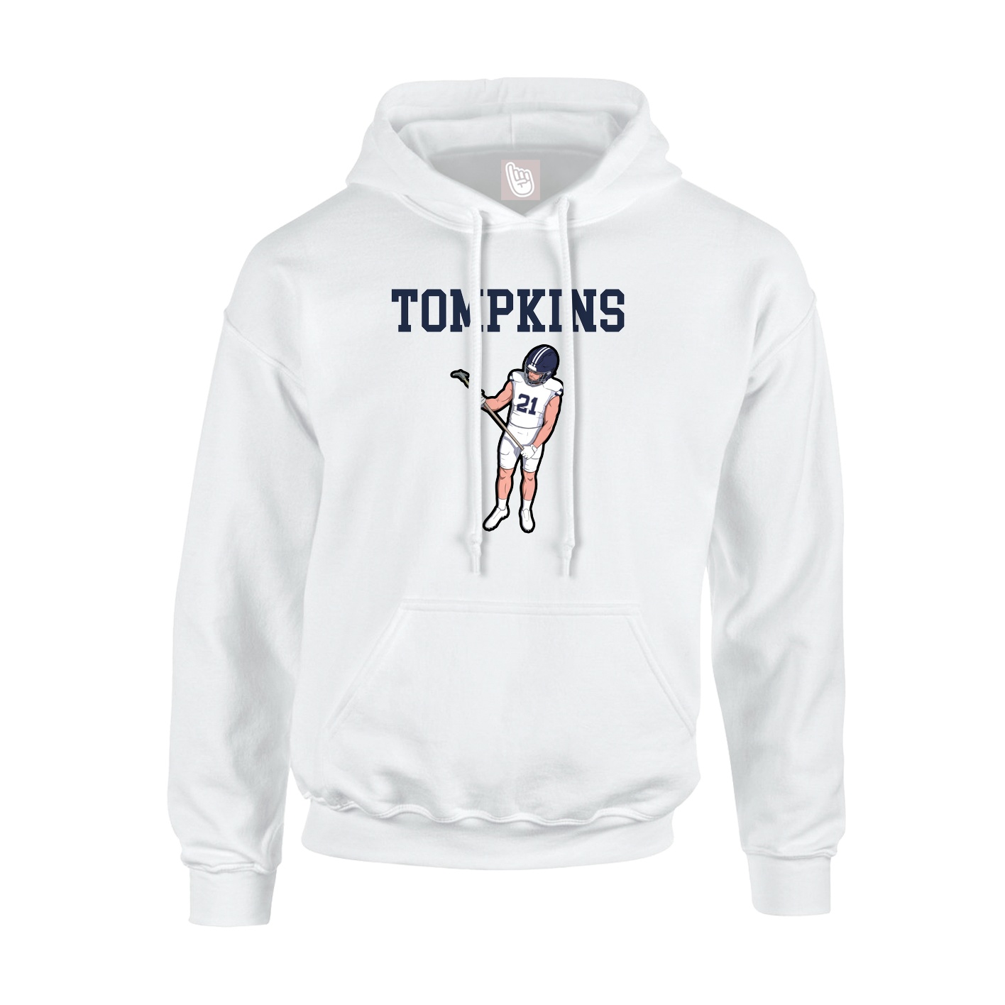 Hoodie — Shirsey in White
