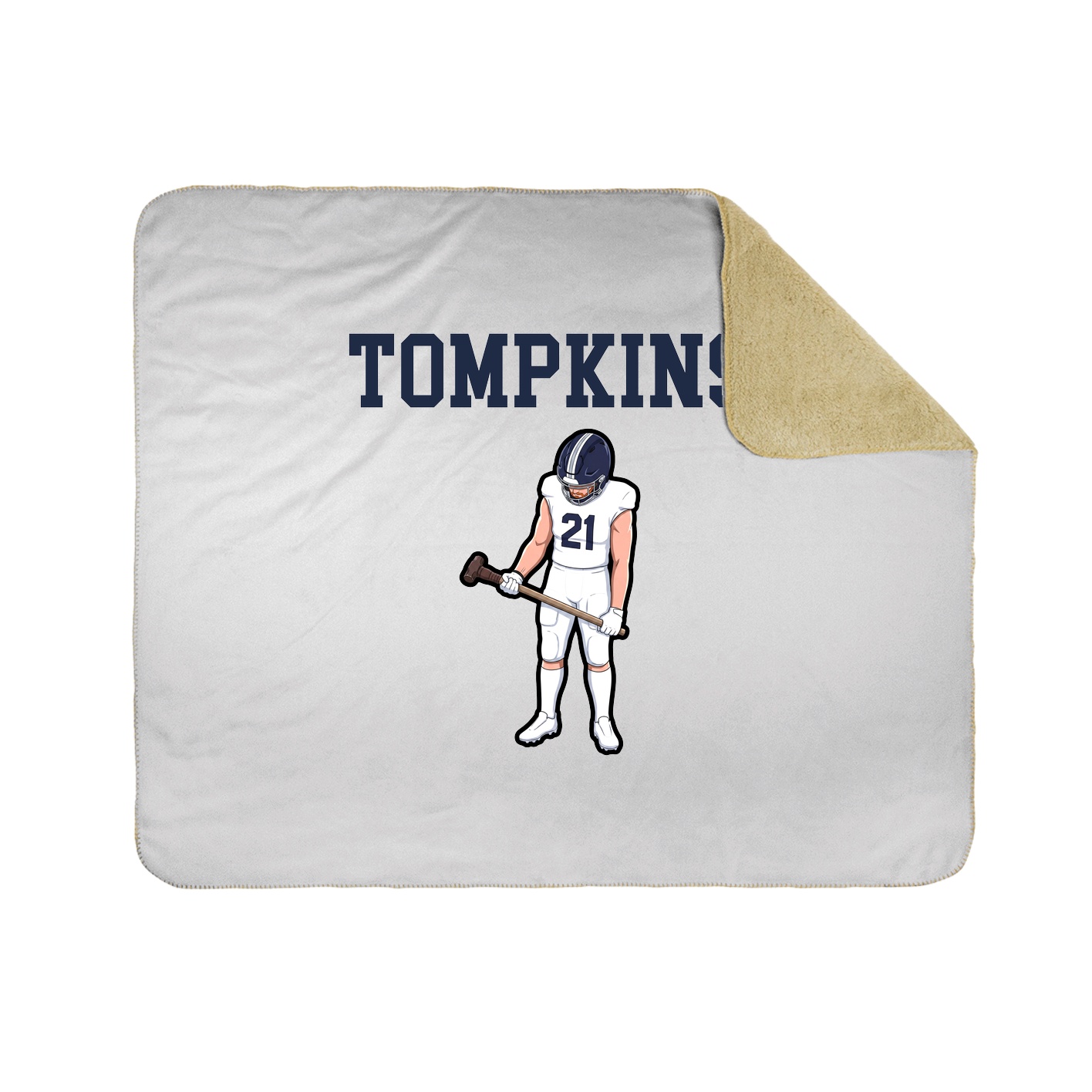 Throw Blanket — Shirsey in White