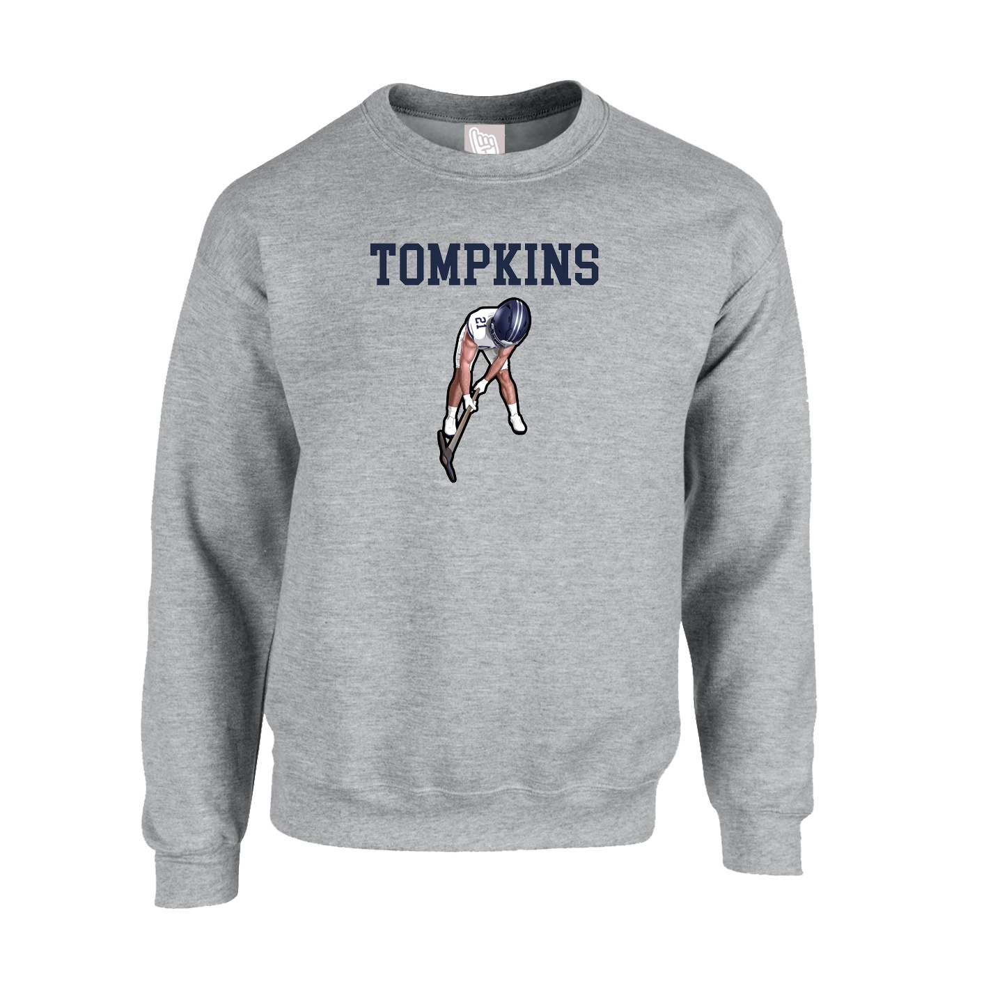 Fleece Crew — Shirsey in Grey