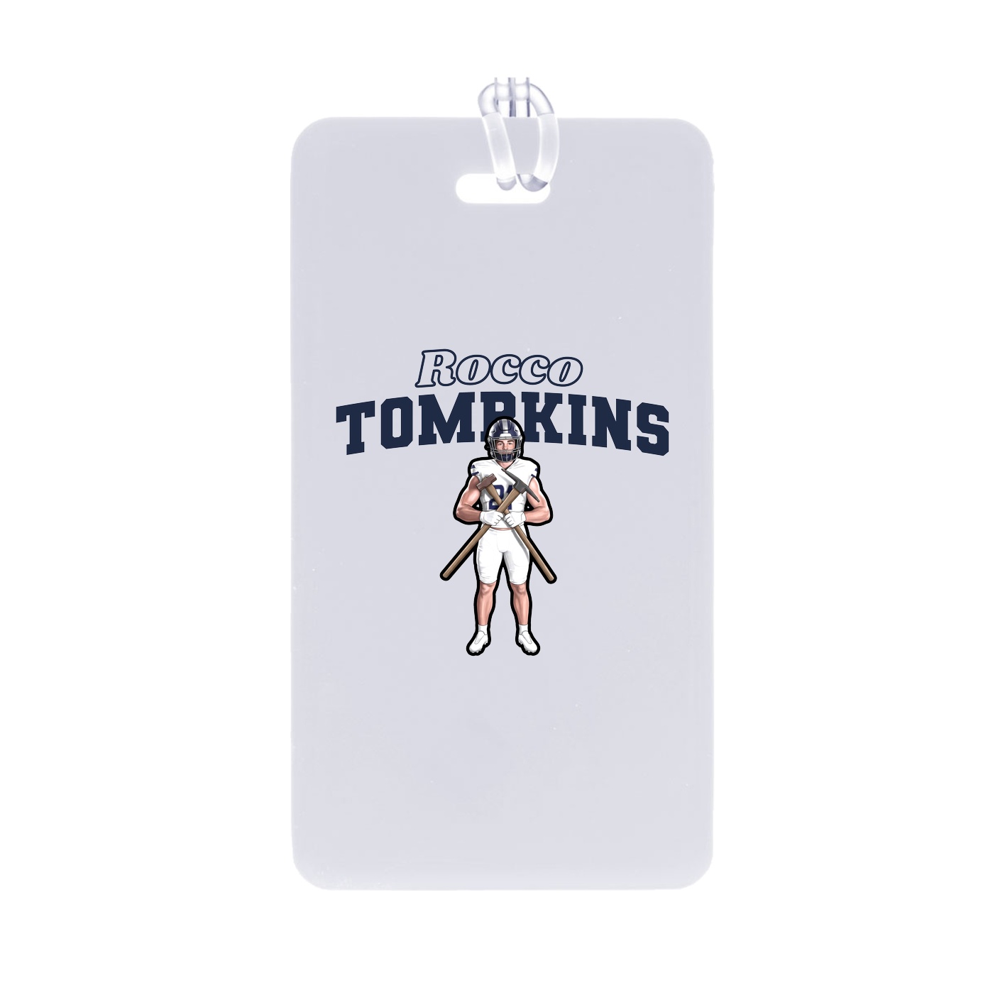 Bag Tag — Name Arch in Classic