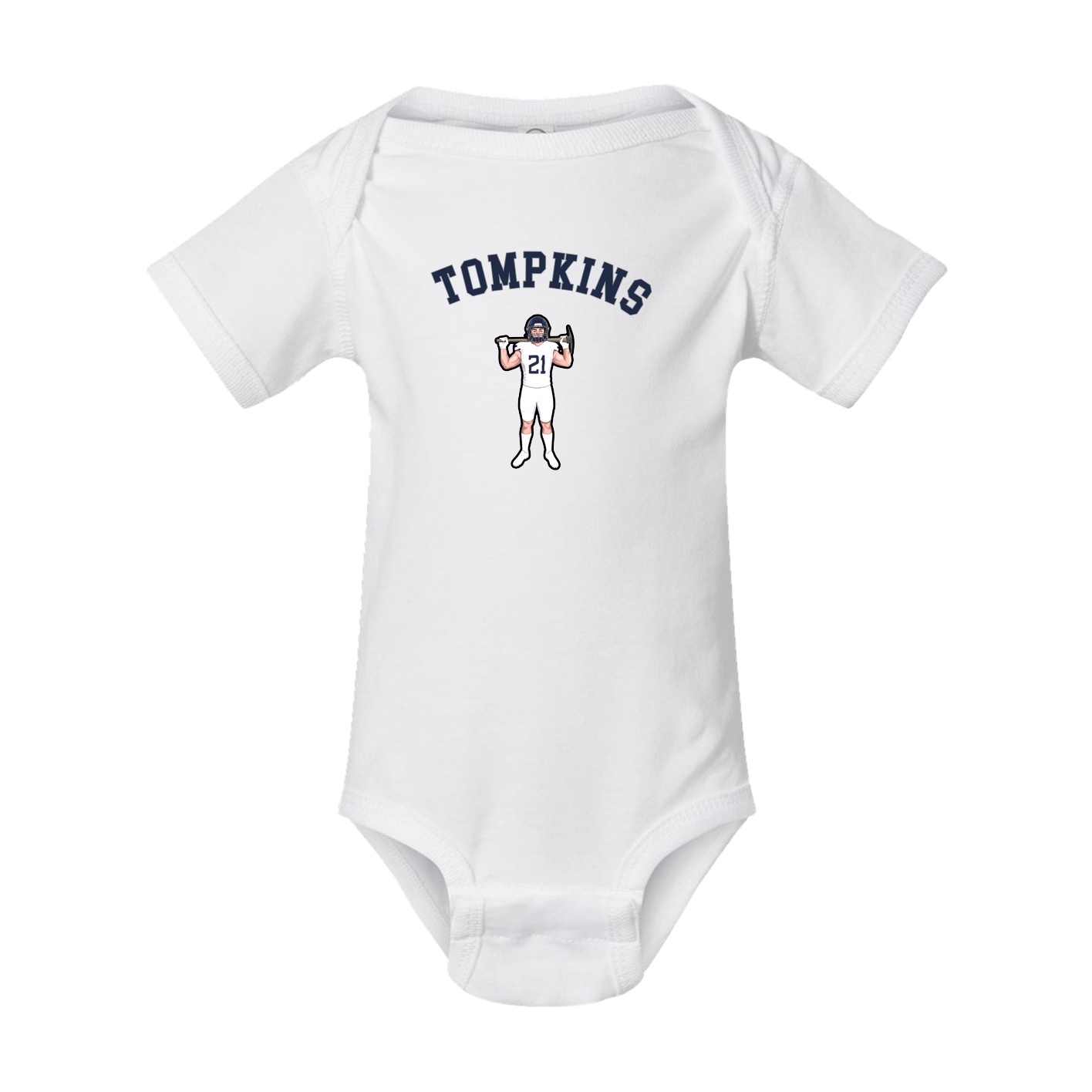 Baby Onesie — Shirsey Arch in White
