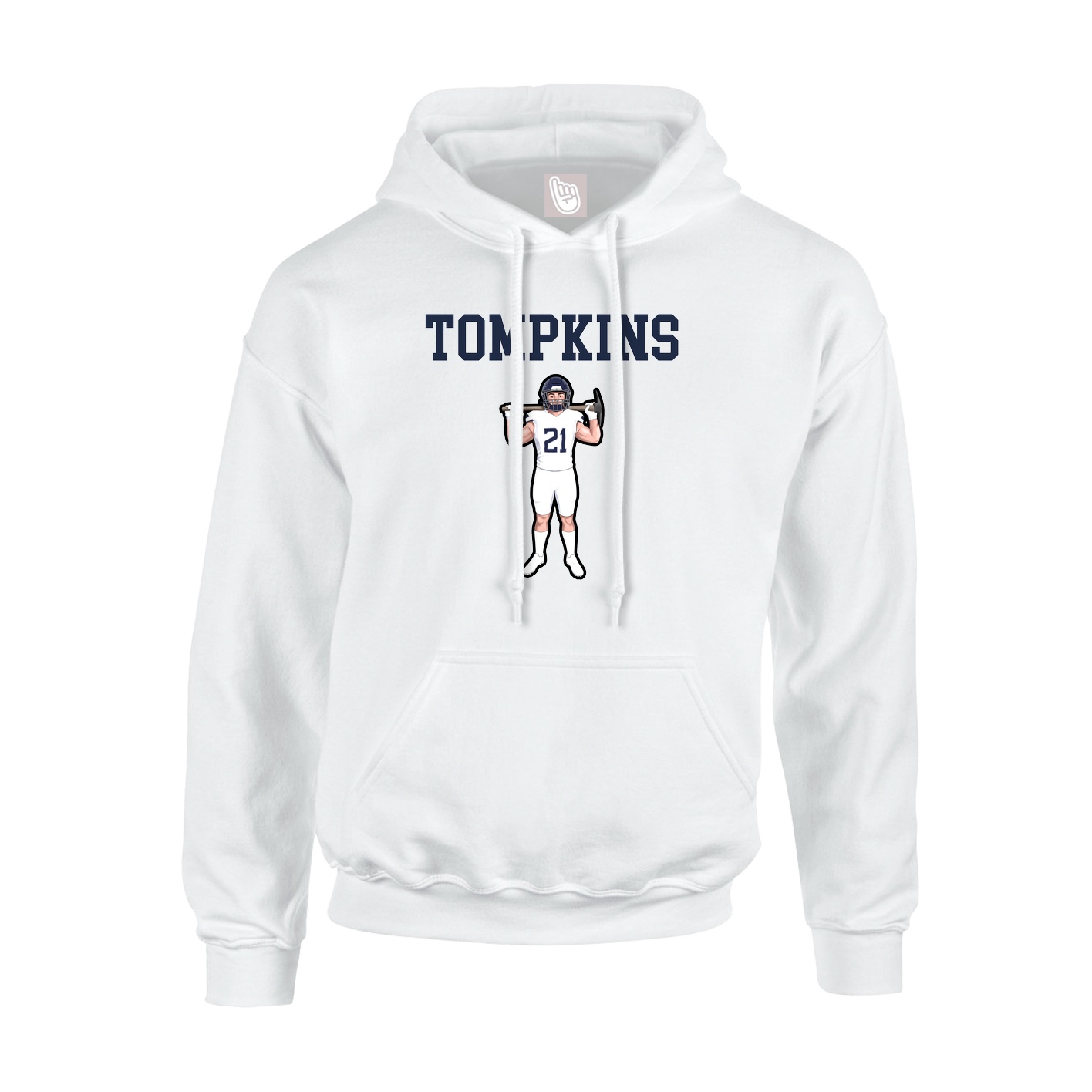 Youth Hoodie — Shirsey in White