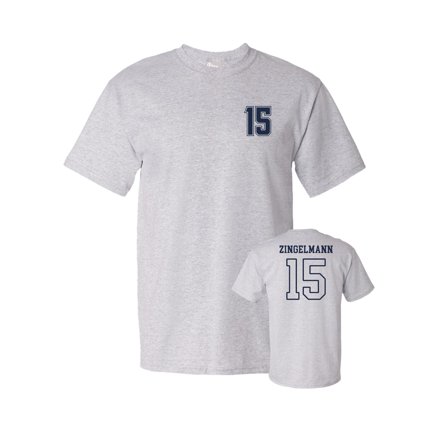 Tee — Chest Back in Grey