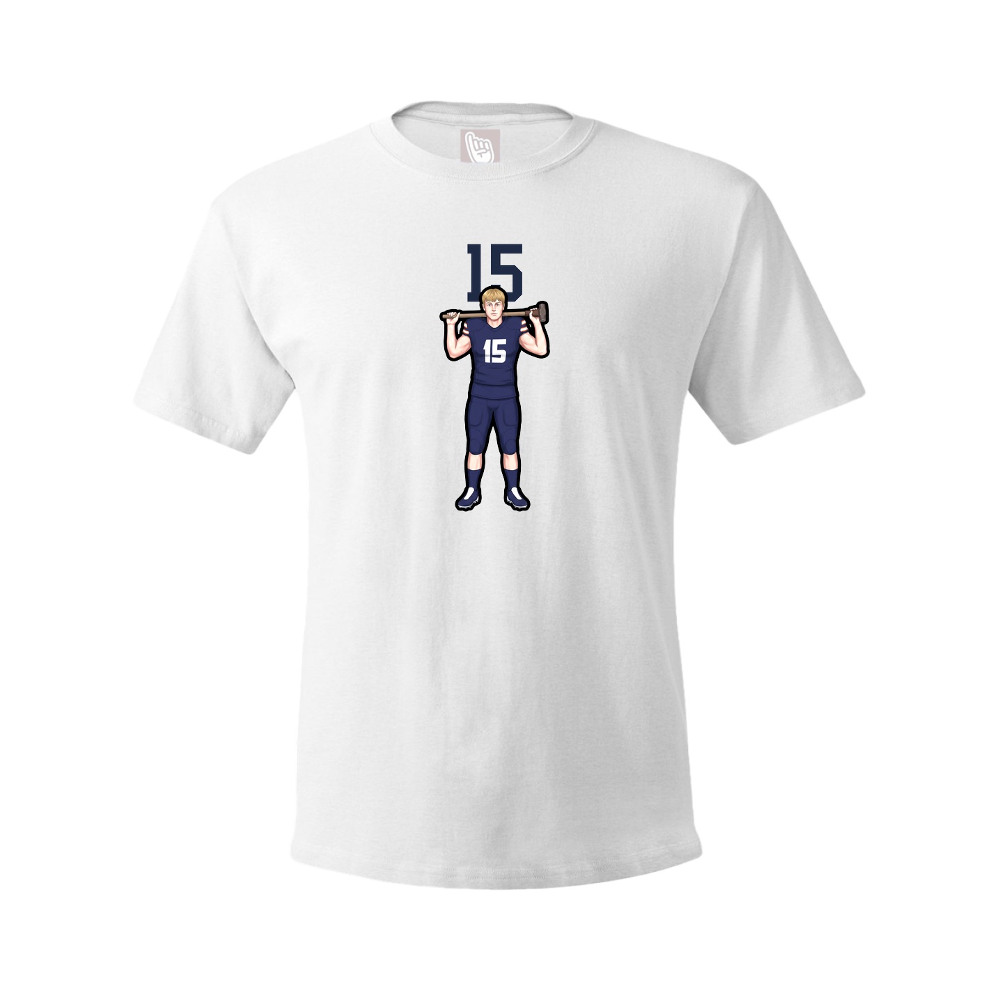 Tee — Number Top in White