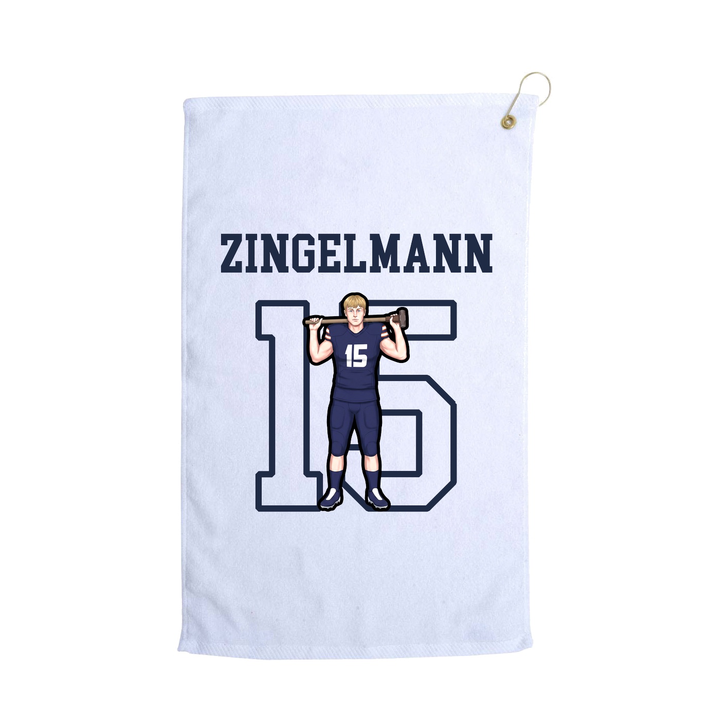 Golf Towel — Shirsey in White
