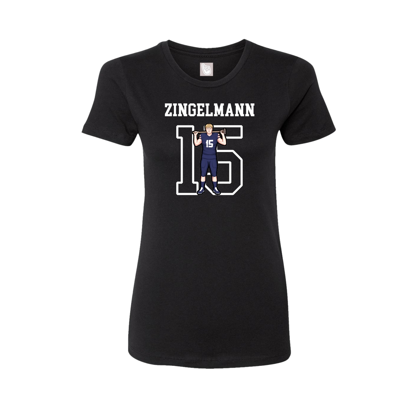 Fitted Women's Tee — Shirsey in Black