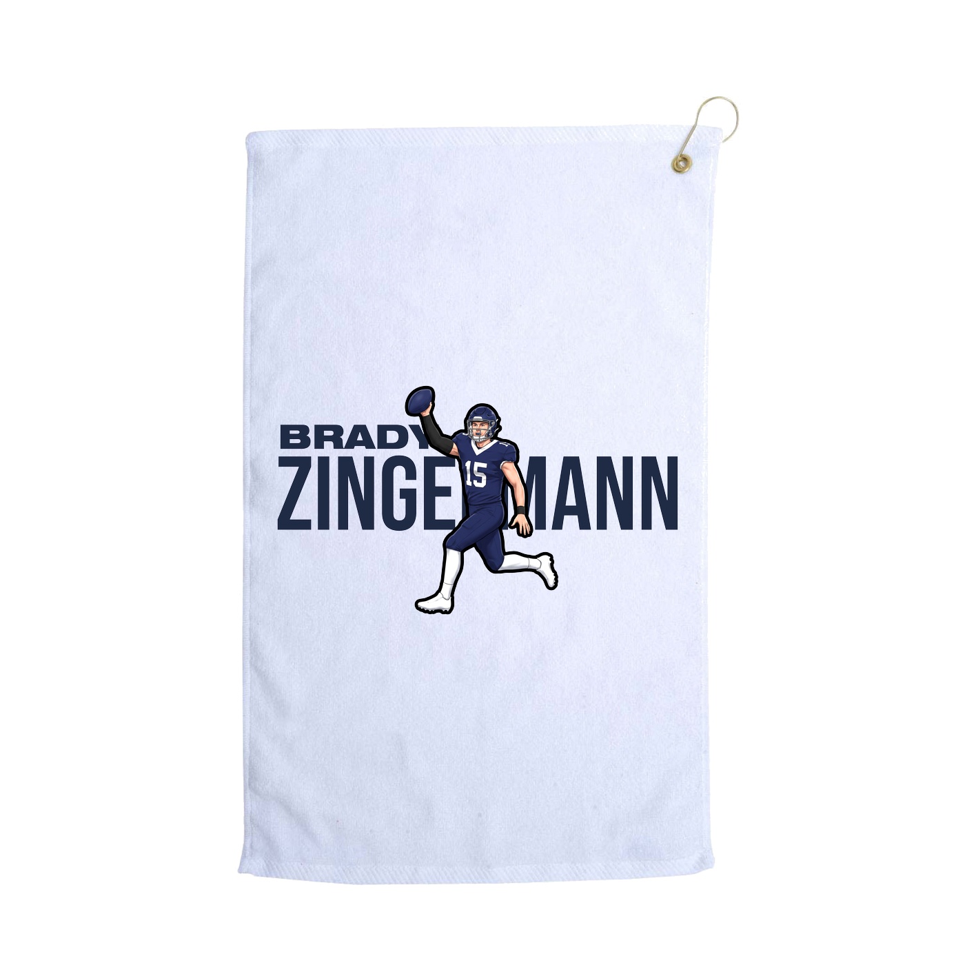 Golf Towel — Player Name in White