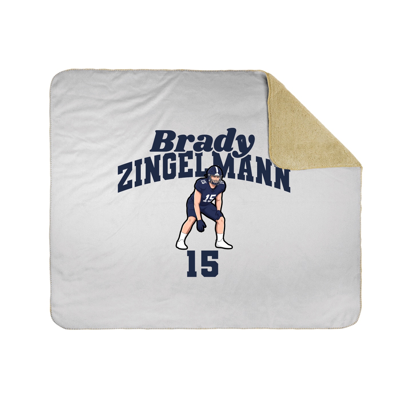 Throw Blanket — Signature Arch in White