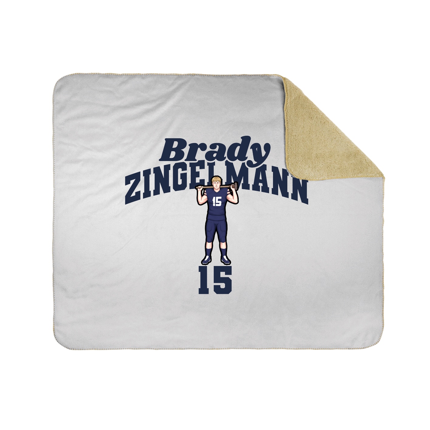 Throw Blanket — Signature Arch in White
