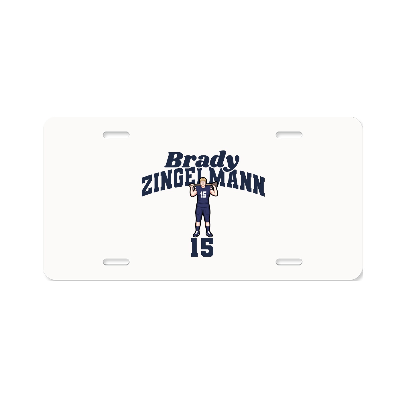 License Plate — Signature Arch in Classic