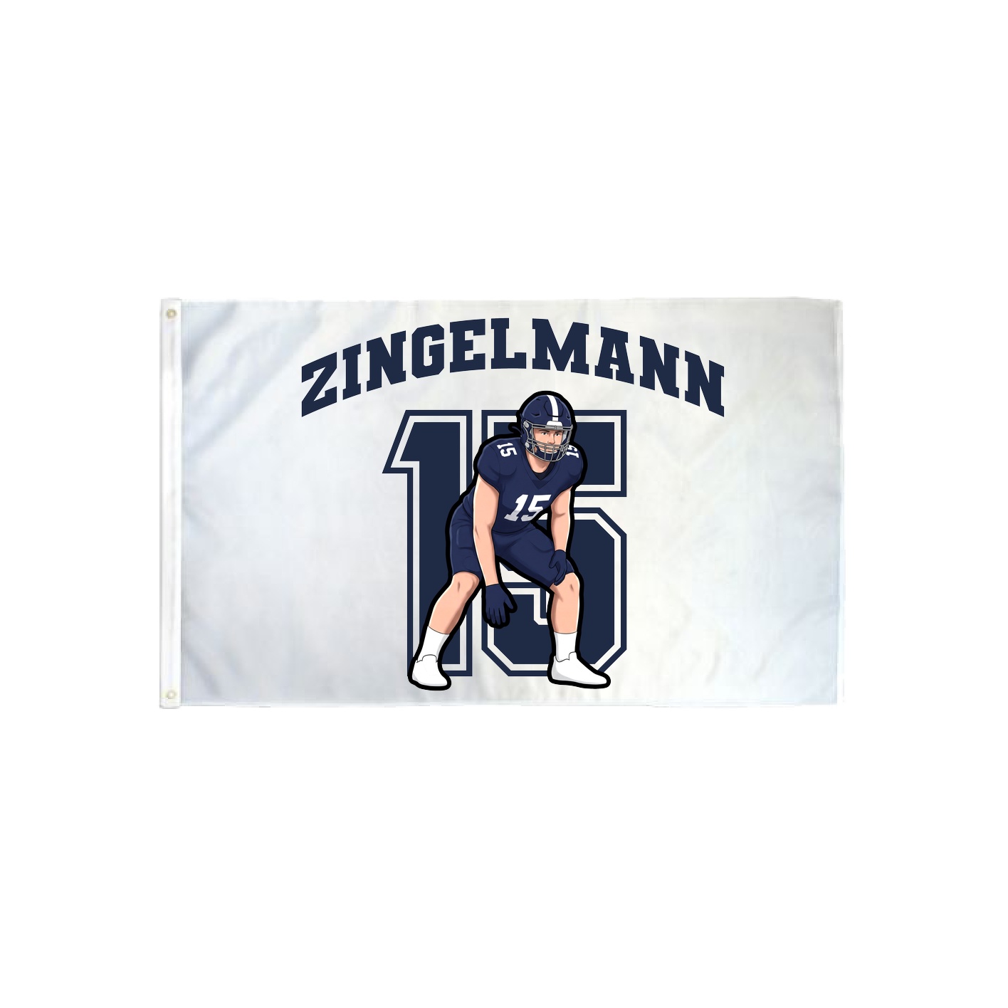 3x5 Flag — Number in Classic