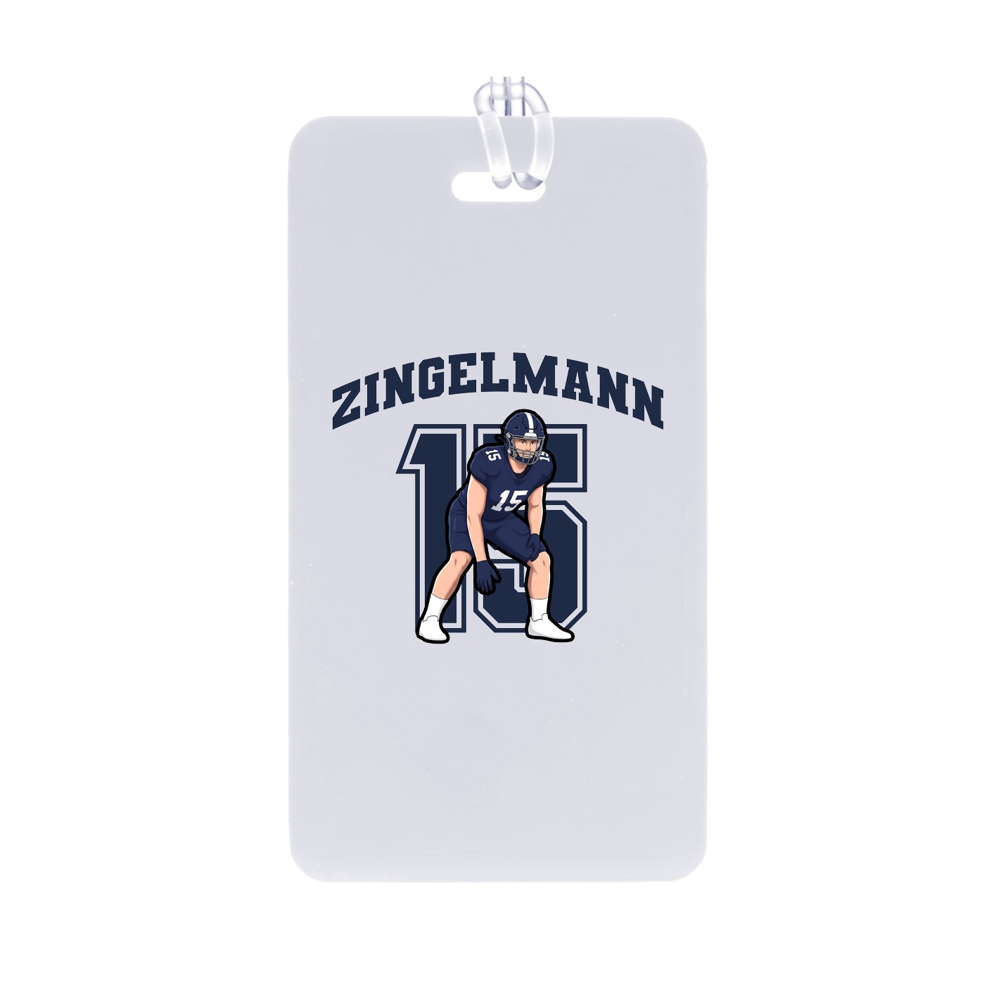 Bag Tag — Number in Classic