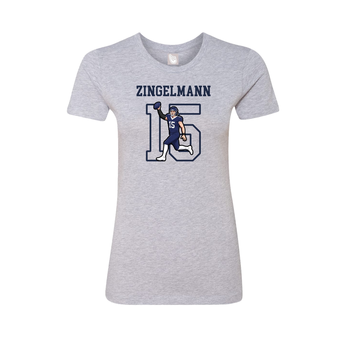 Fitted Women's Tee — Shirsey in Grey