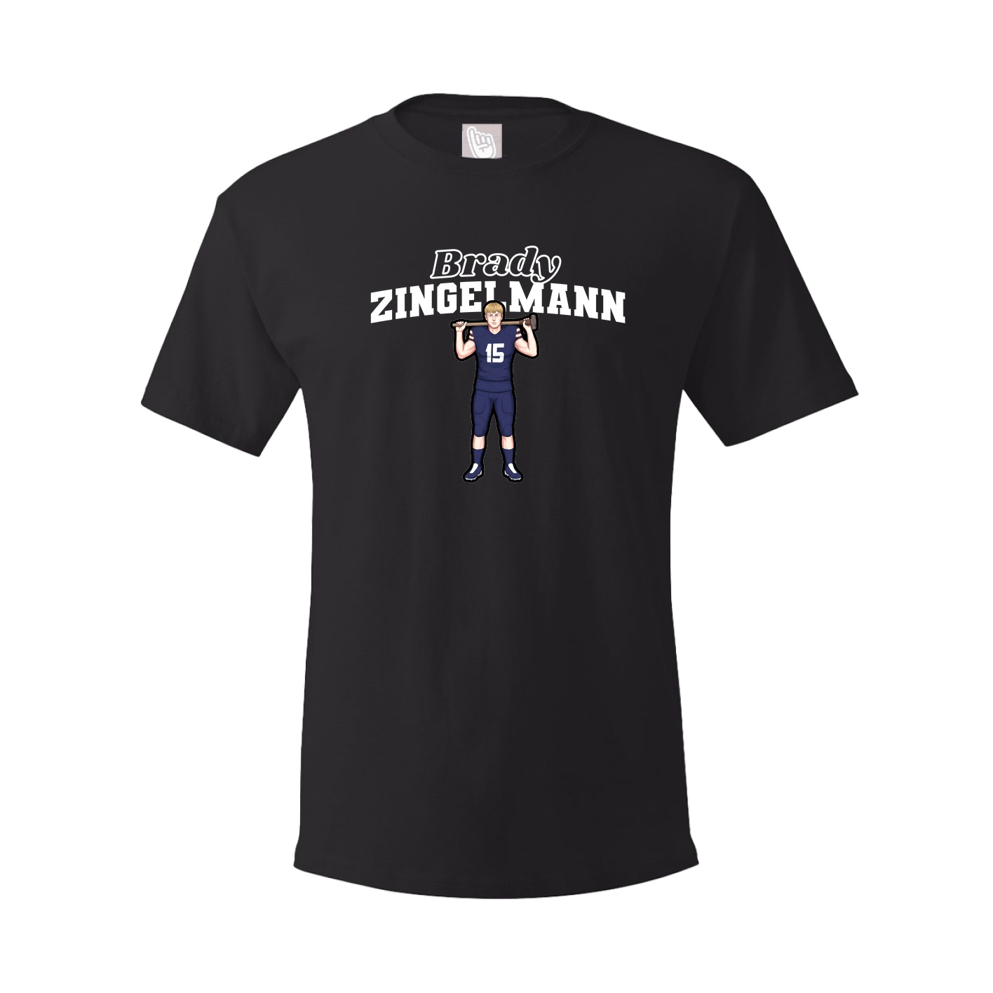 Youth Tee — Name Arch in Black