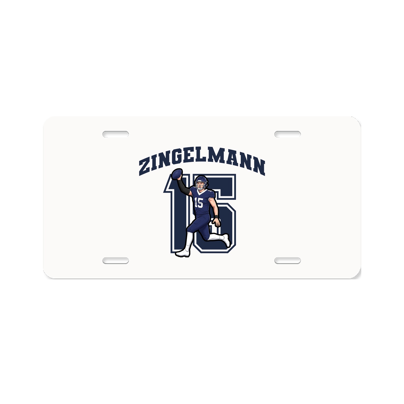 License Plate — Number in Classic