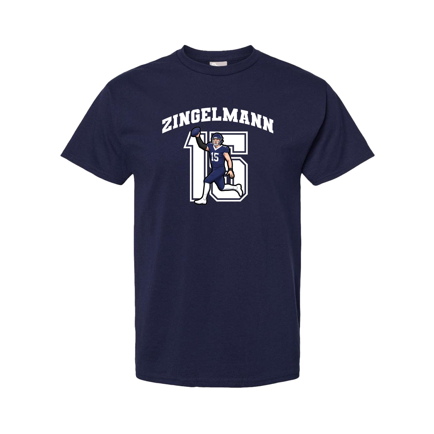 Tee — Number in Navy