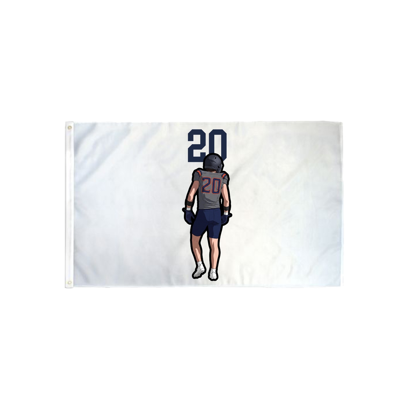 3x5 Flag — Number Top in Classic