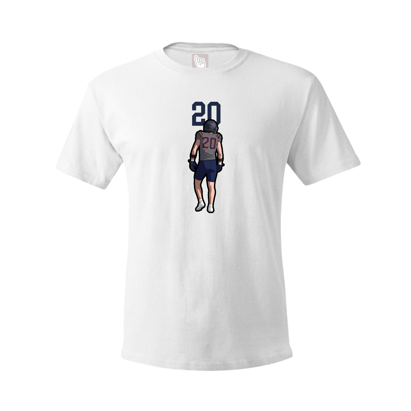 Tee — Number Top in White