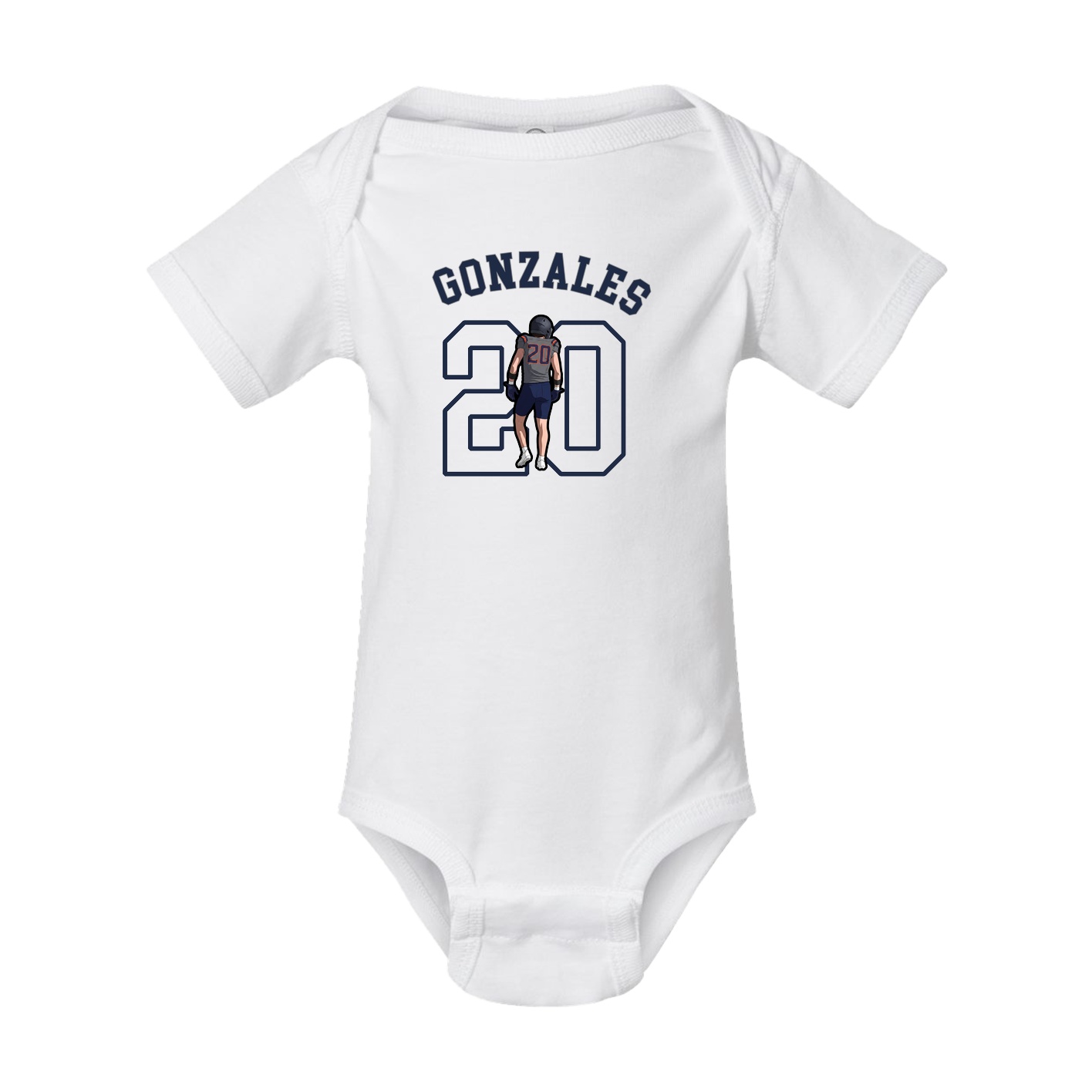 Baby Onesie — Shirsey Arch in White