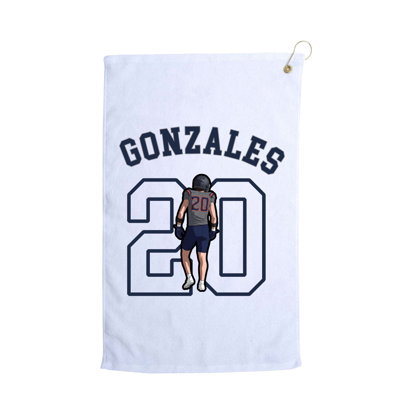Golf Towel — Shirsey Arch in White