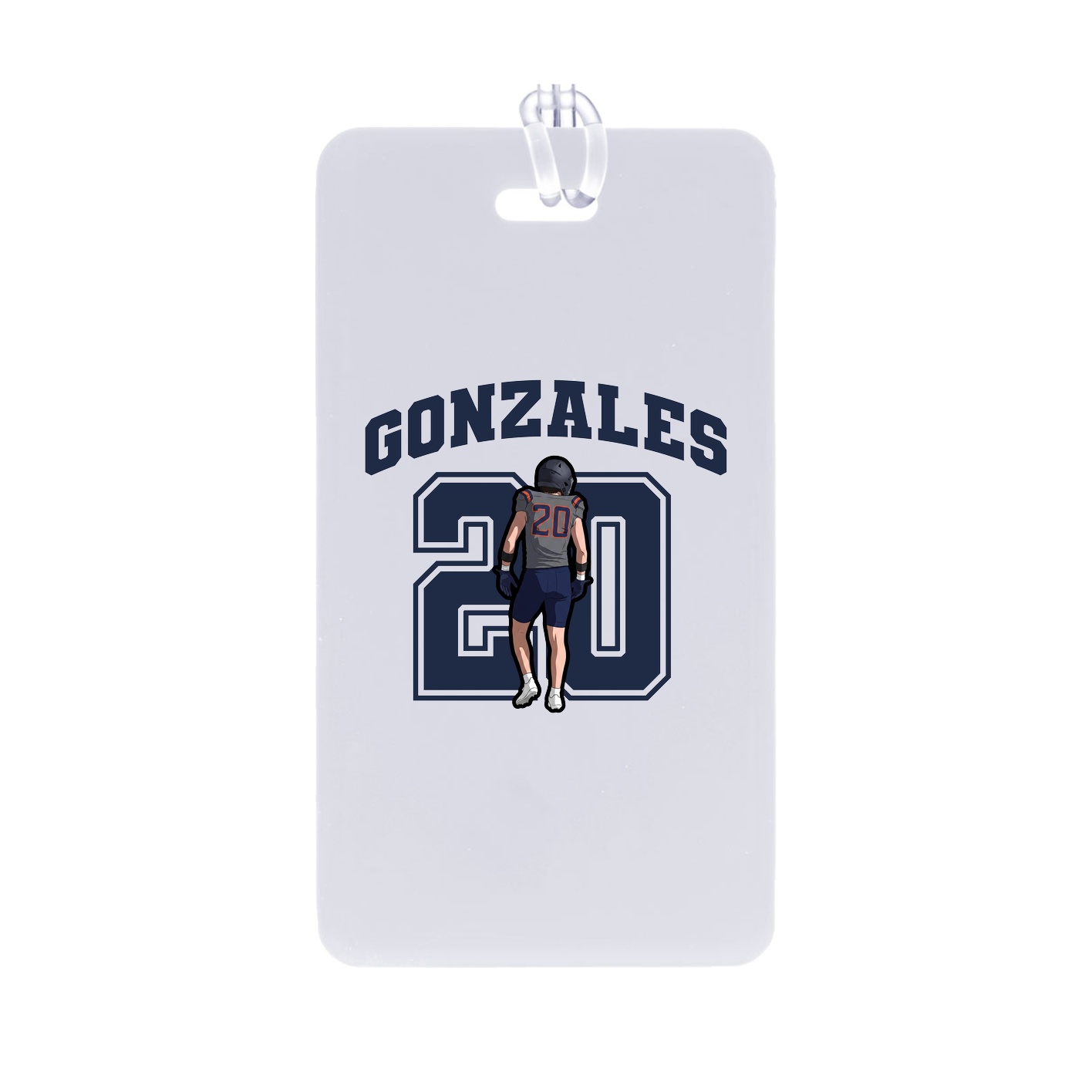 Bag Tag — Number in Classic